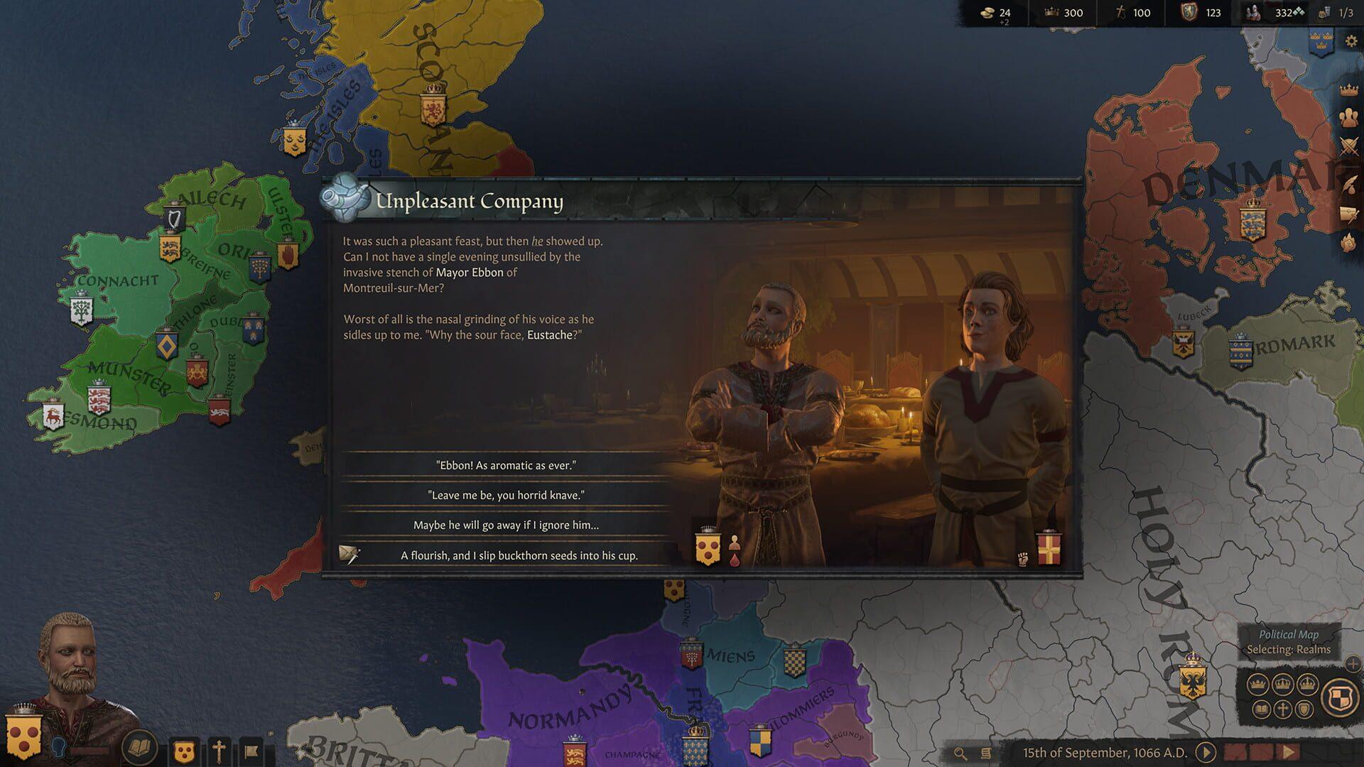 Crusader Kings III - główny screenshot z gry
