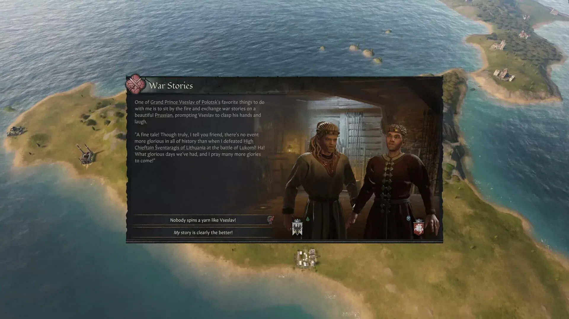 Crusader Kings III: Friends & Foes - świat gry, lokacja