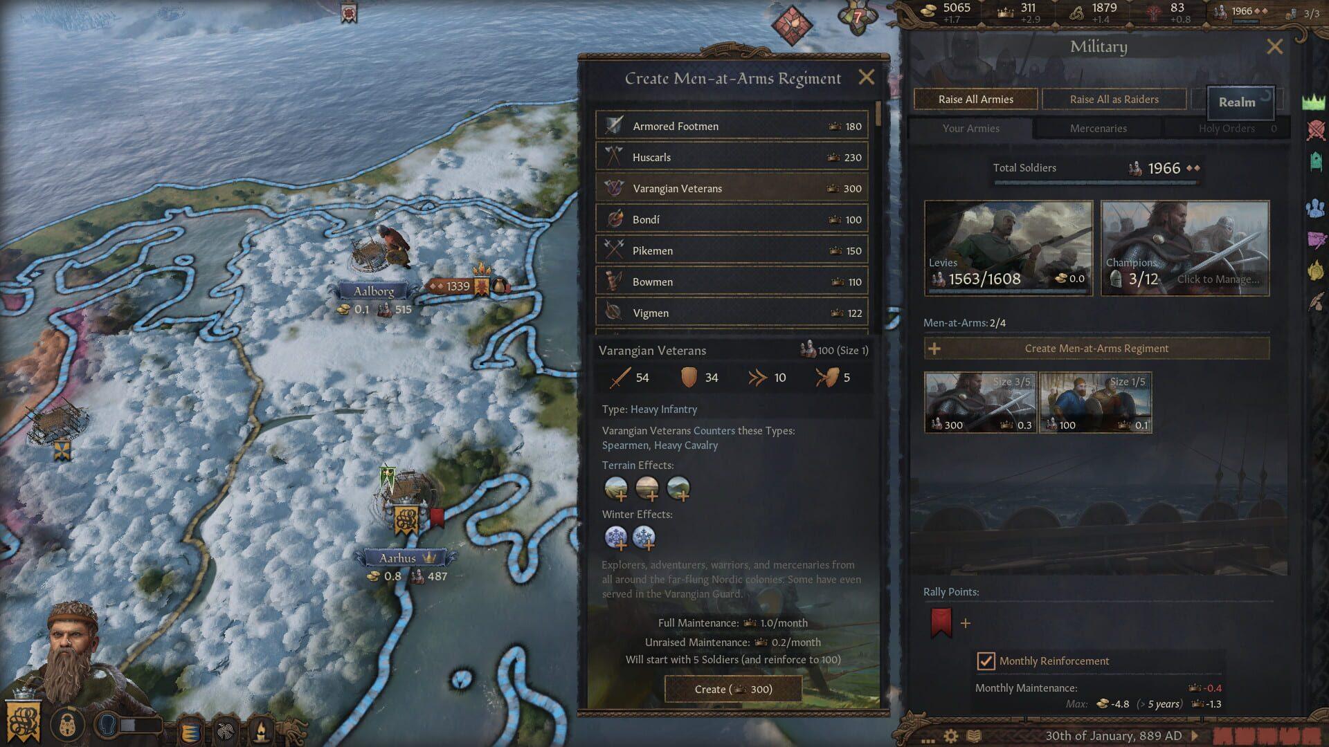 Crusader Kings III: Northern Lords - świat gry, lokacja