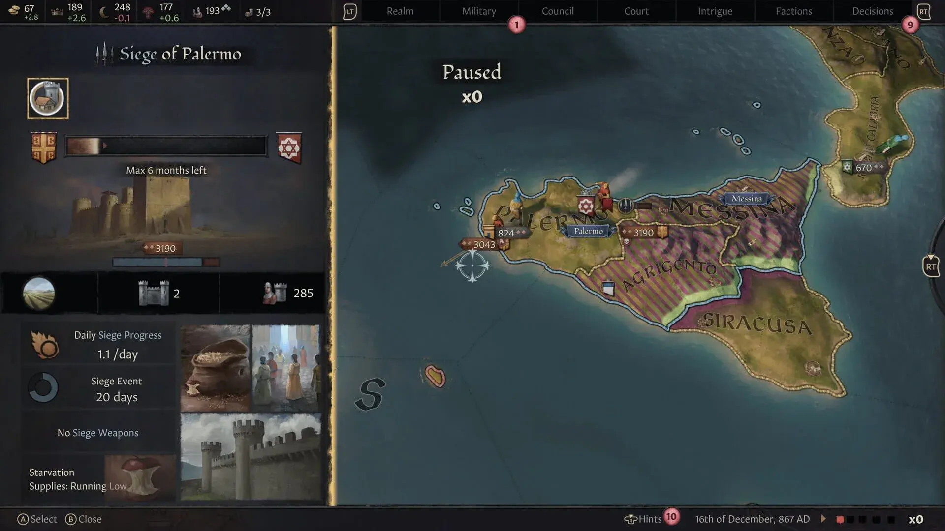 Crusader Kings III: Royal Edition - główny screenshot z gry