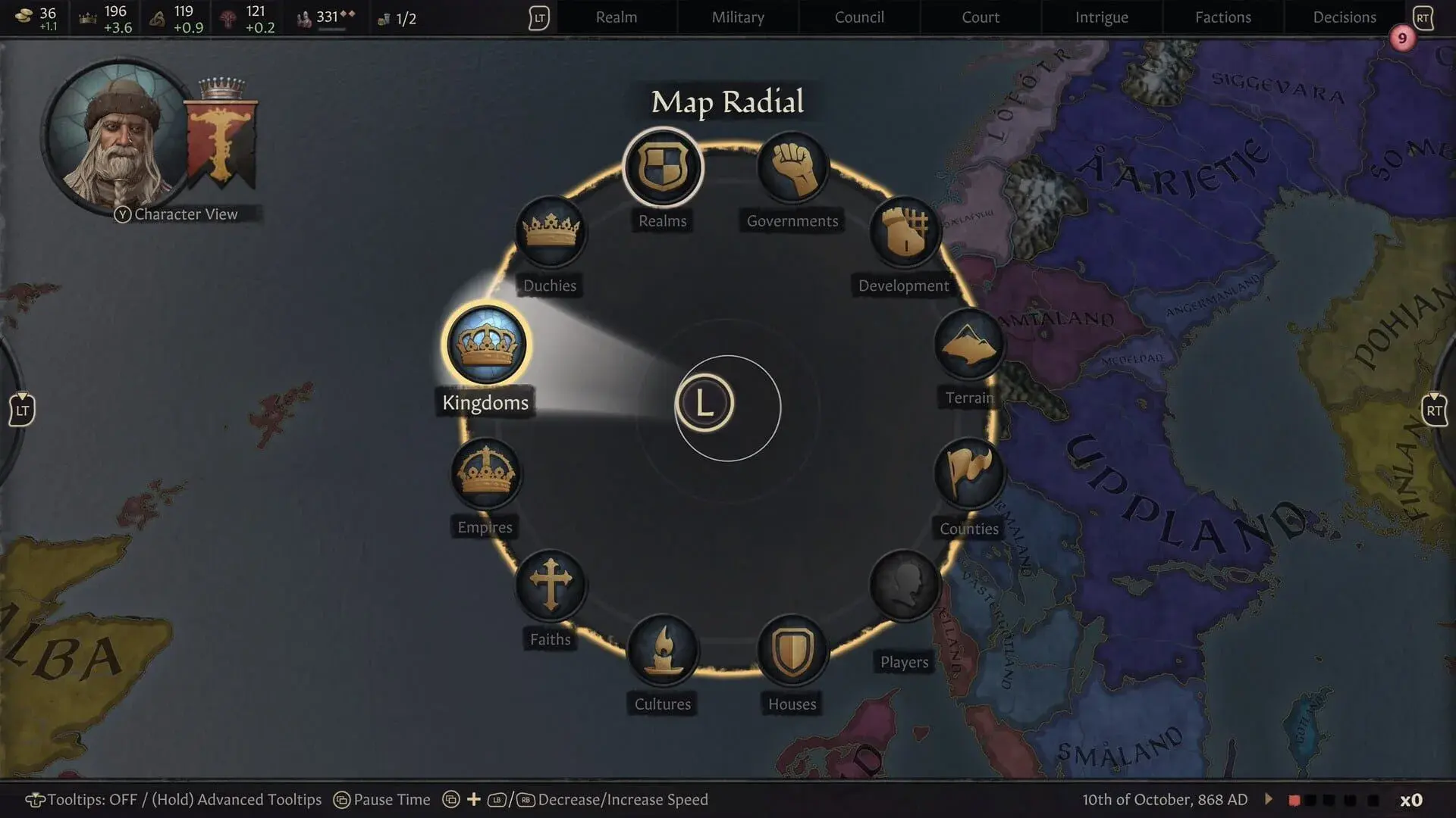 Crusader Kings III: Royal Edition - gameplay screenshot
