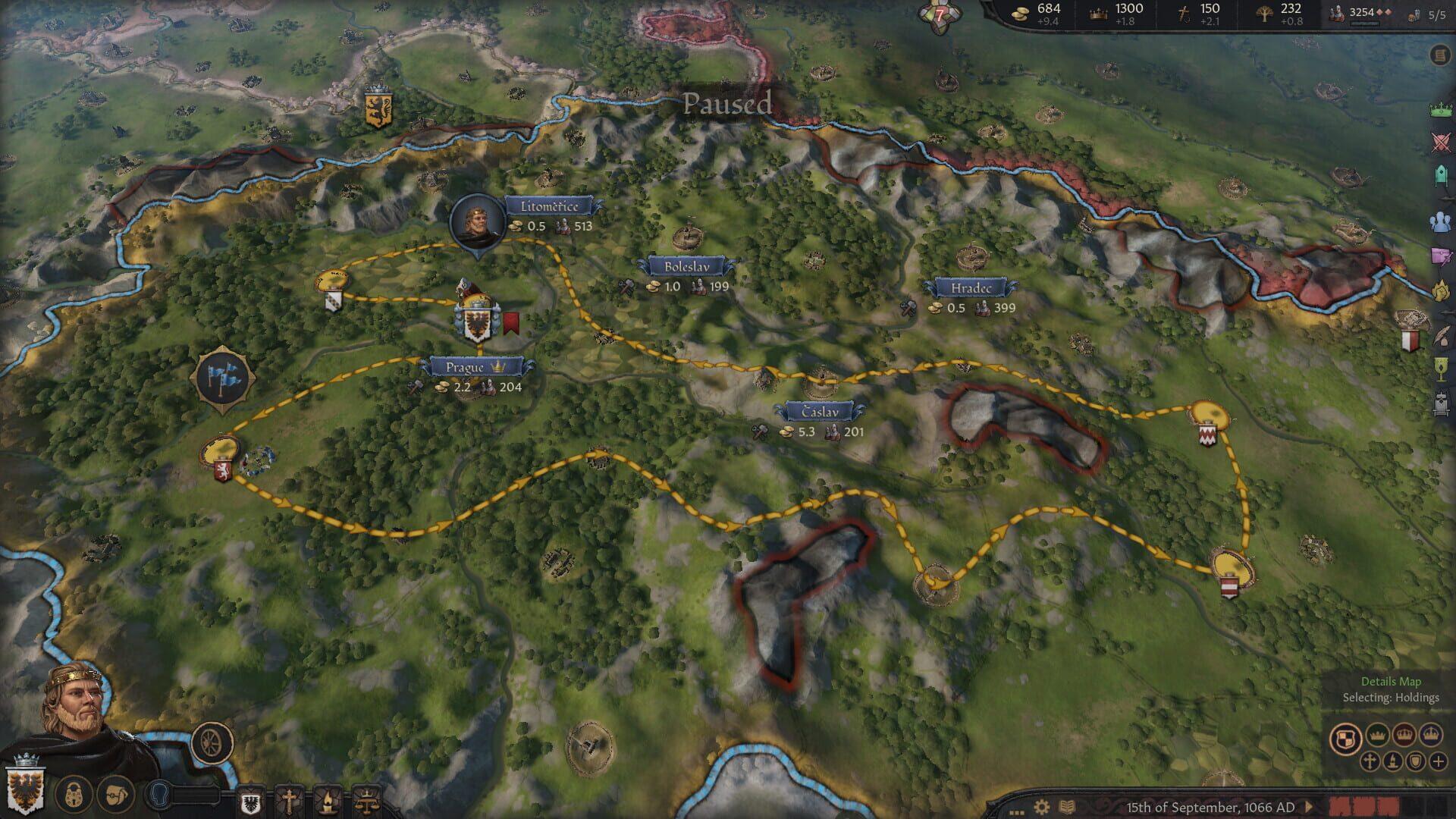 Crusader Kings III: Tours and Tournaments - świat gry, lokacja
