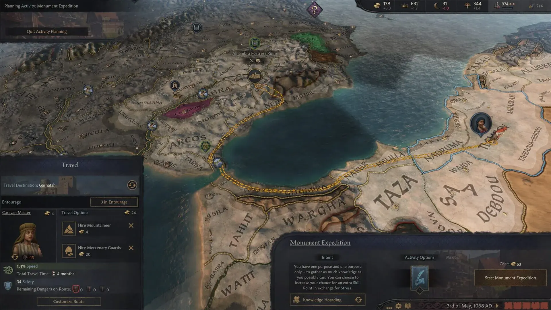 Crusader Kings III: Wandering Nobles - świat gry, lokacja