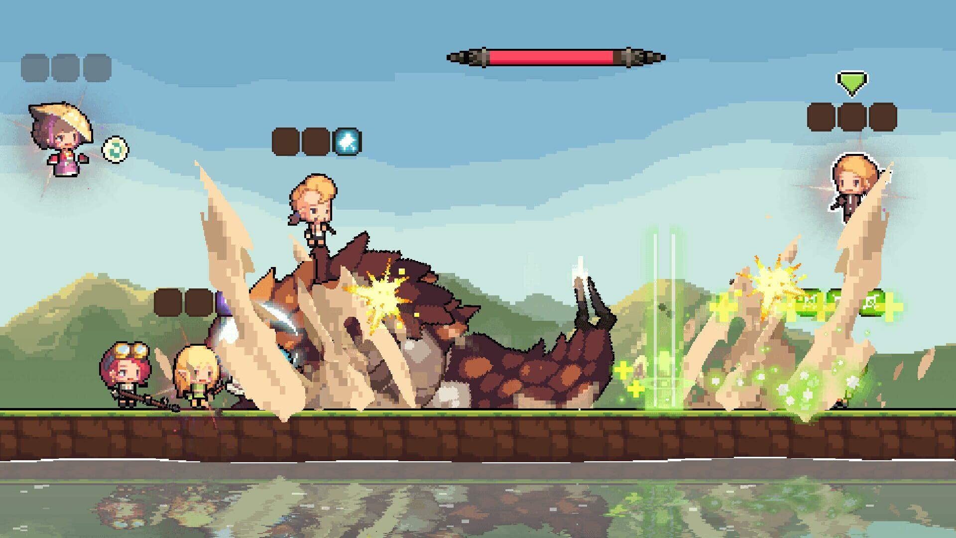 Crusaders Quest: Hero Town - główny screenshot z gry