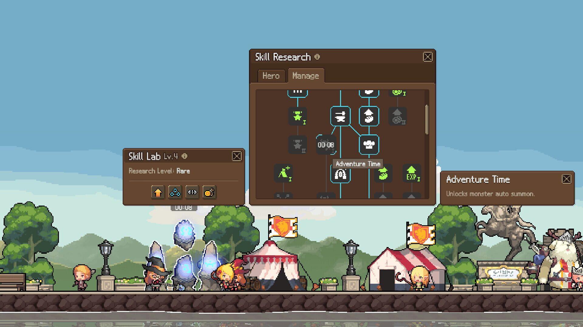 Crusaders Quest: Hero Town - świat gry, lokacja