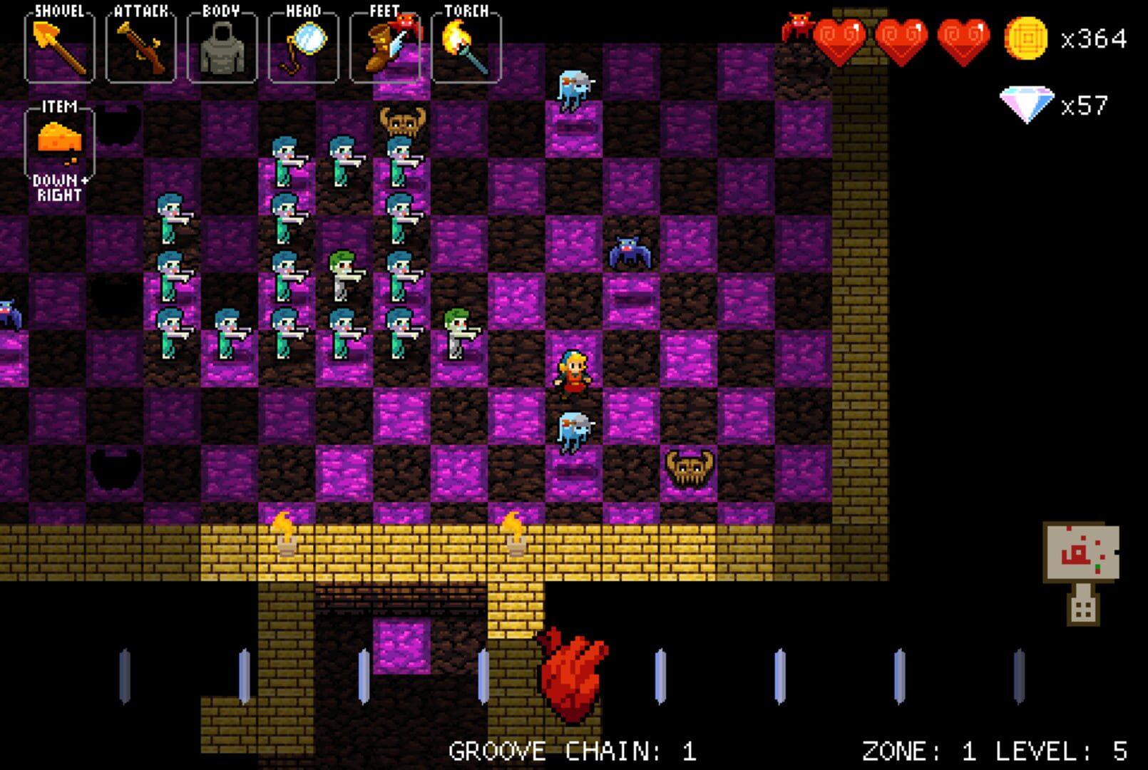 Crypt of the NecroDancer - gameplay screenshot