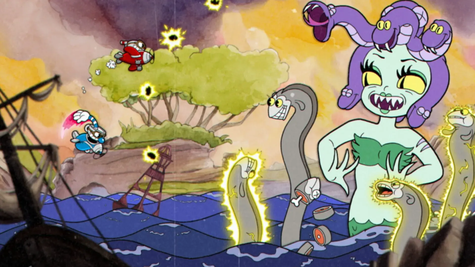 Cuphead: Deluxe Edition - gameplay screenshot