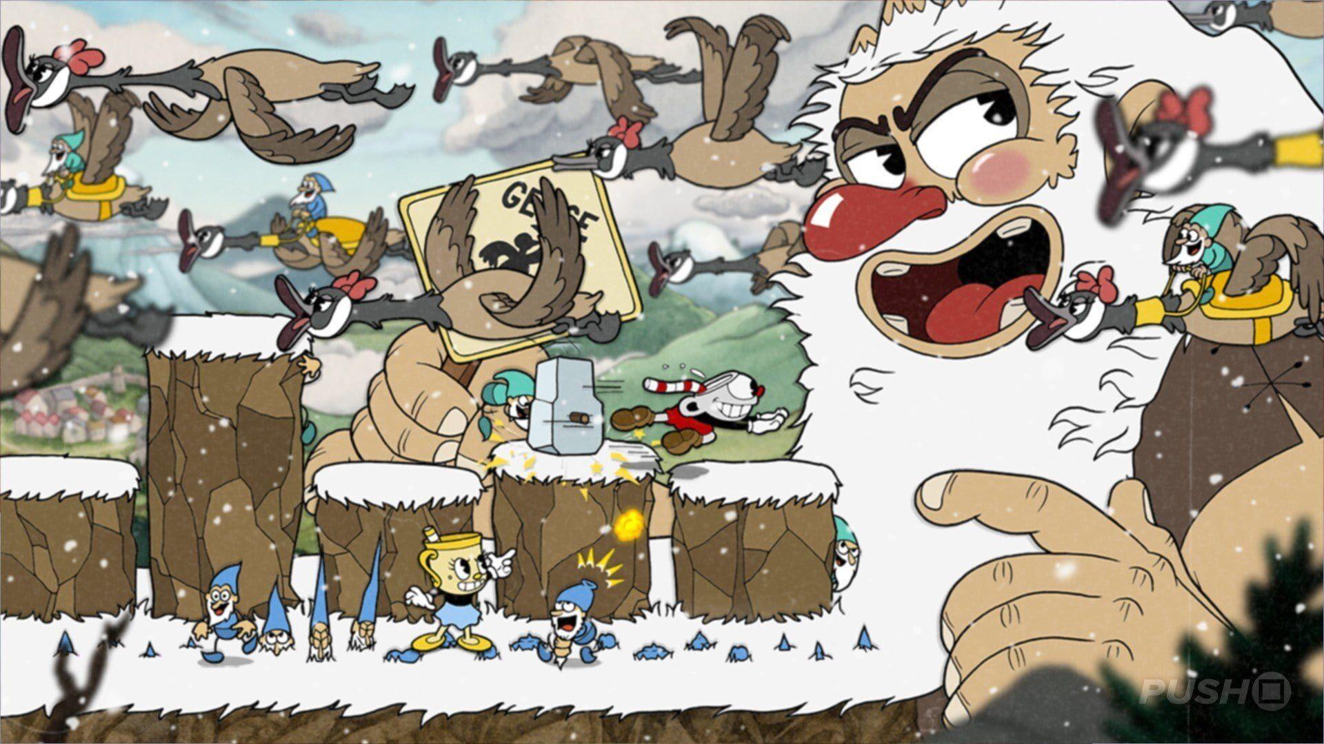 Cuphead - The Delicious Last Course - świat gry, lokacja