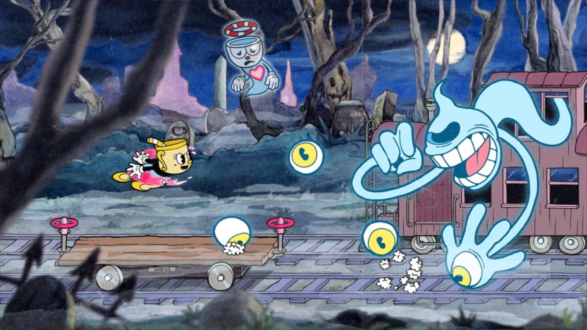 Cuphead - The Delicious Last Course - akcja w grze