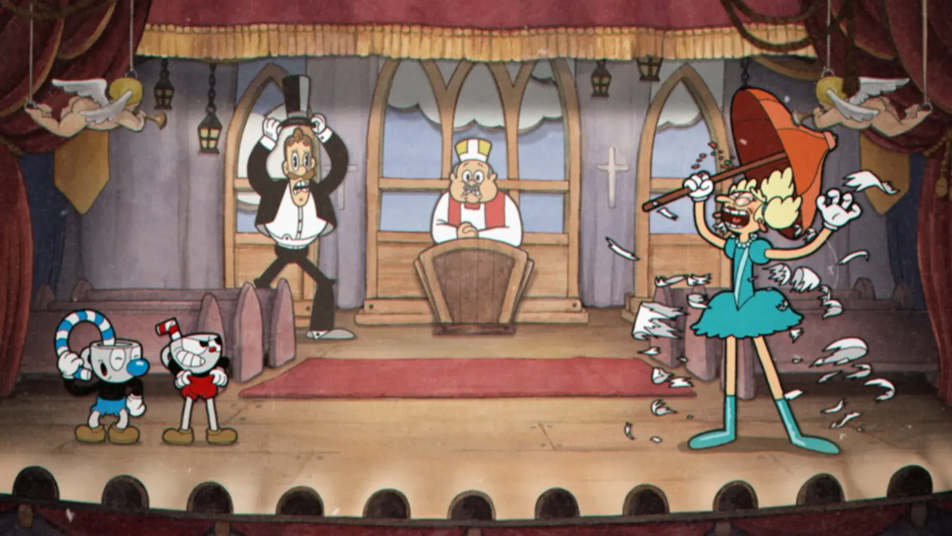 Cuphead (Xbox Series & PC) - gameplay screenshot