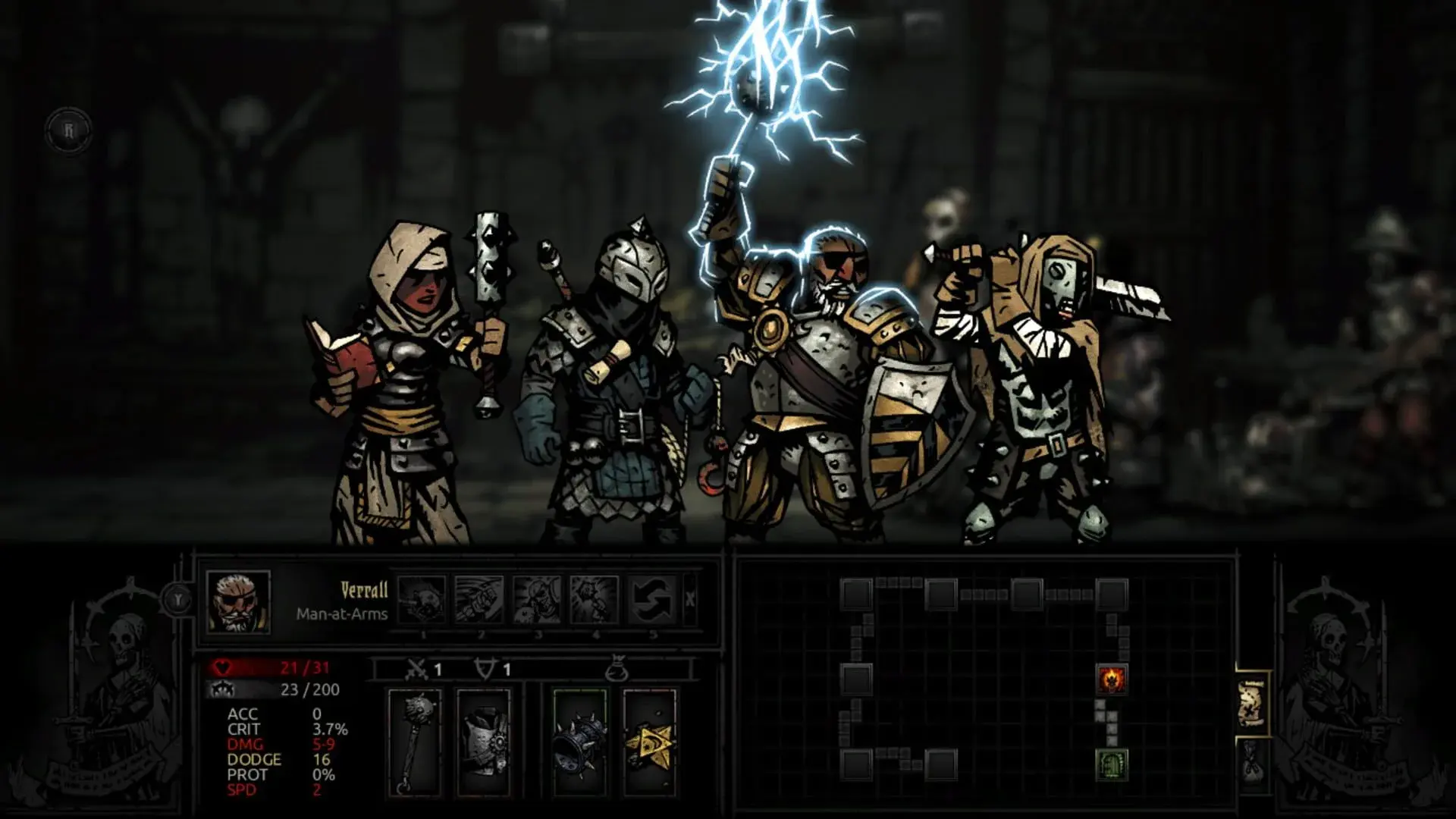 Darkest Dungeon: Ancestral Edition - świat gry, lokacja