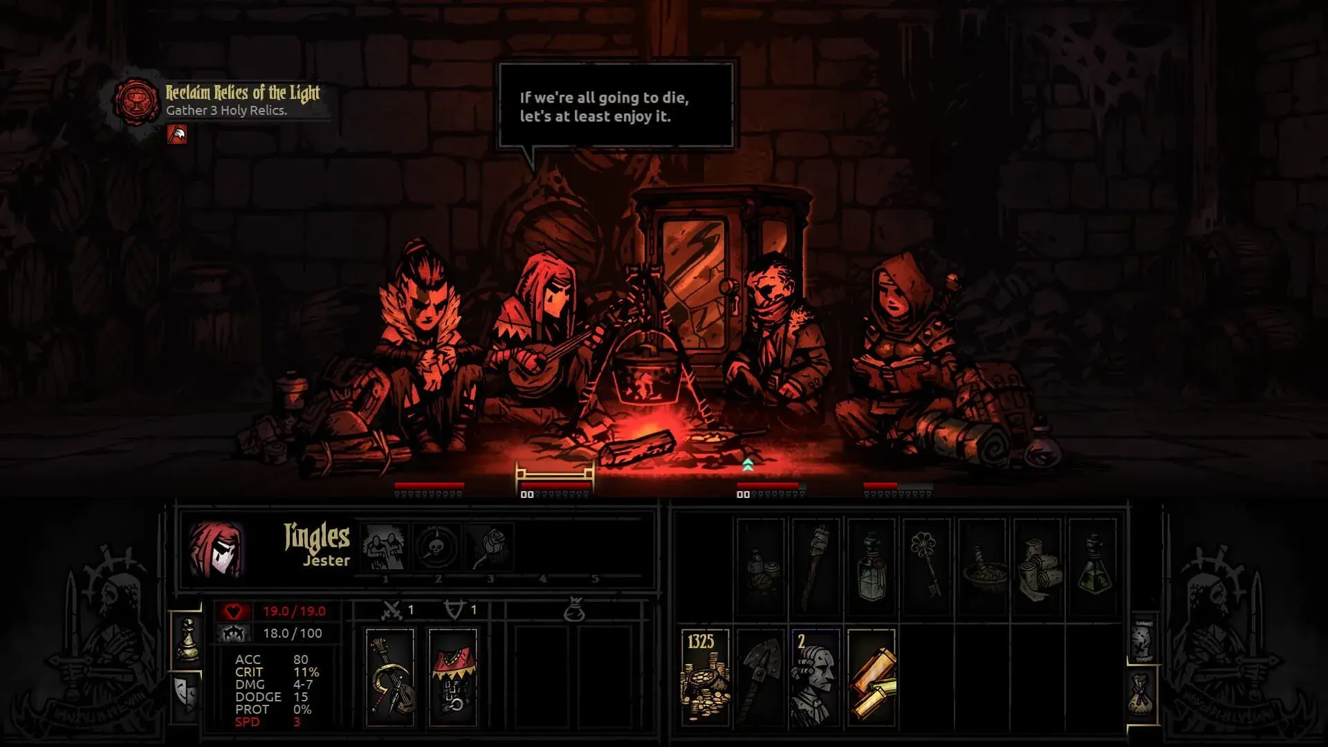Darkest Dungeon (PS5) - główny screenshot z gry