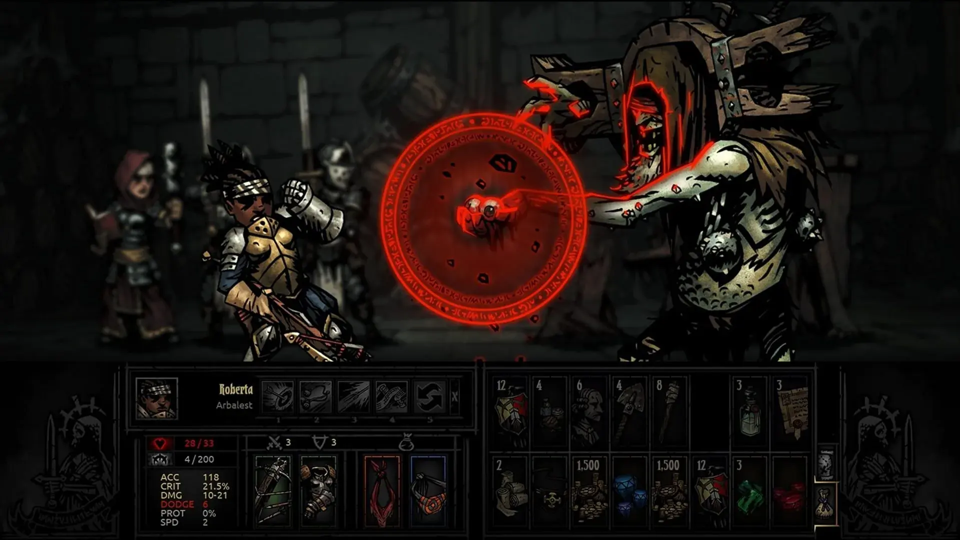 Darkest Dungeon (PS5) - gameplay screenshot