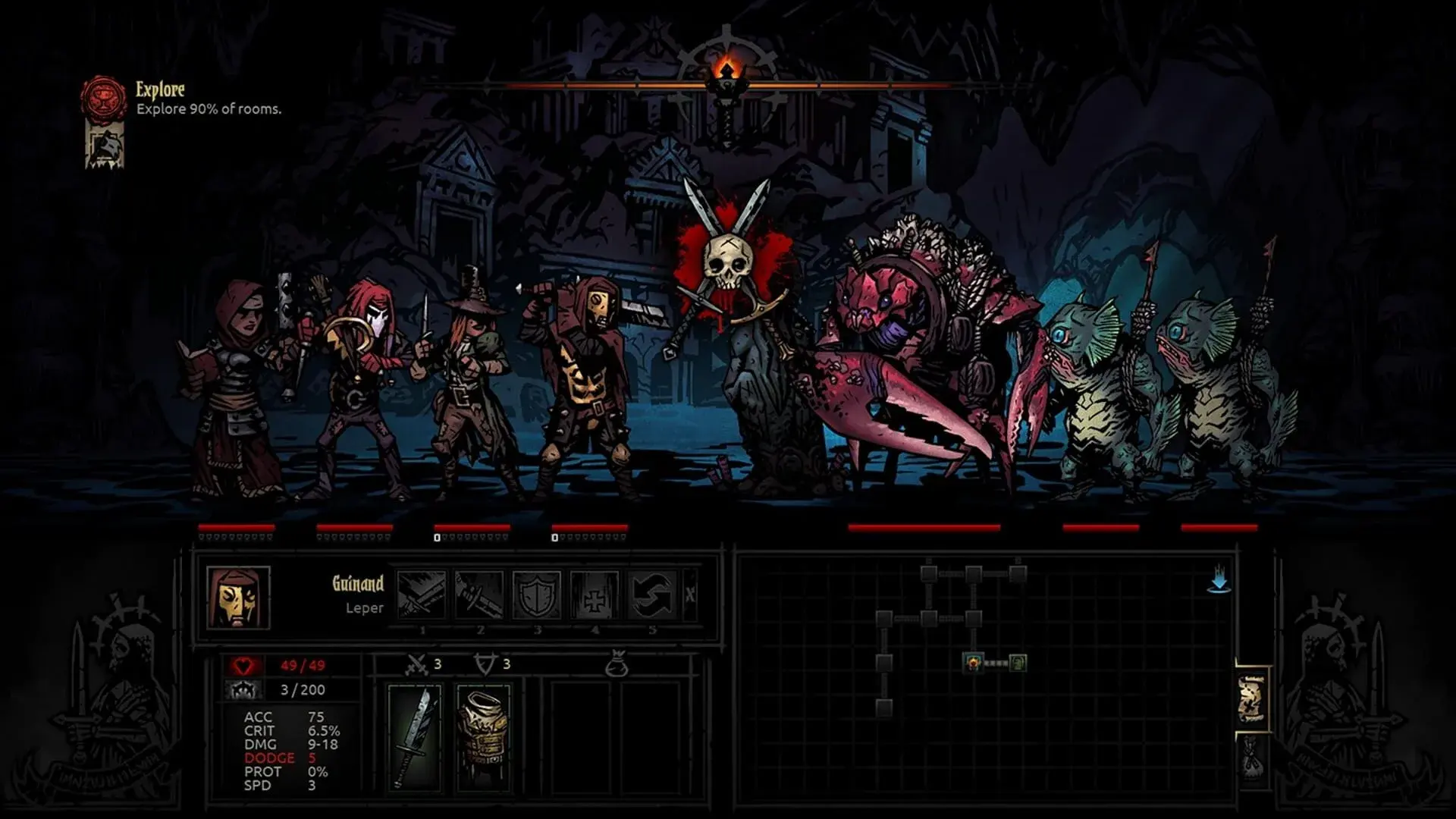 Darkest Dungeon (Switch) - akcja w grze