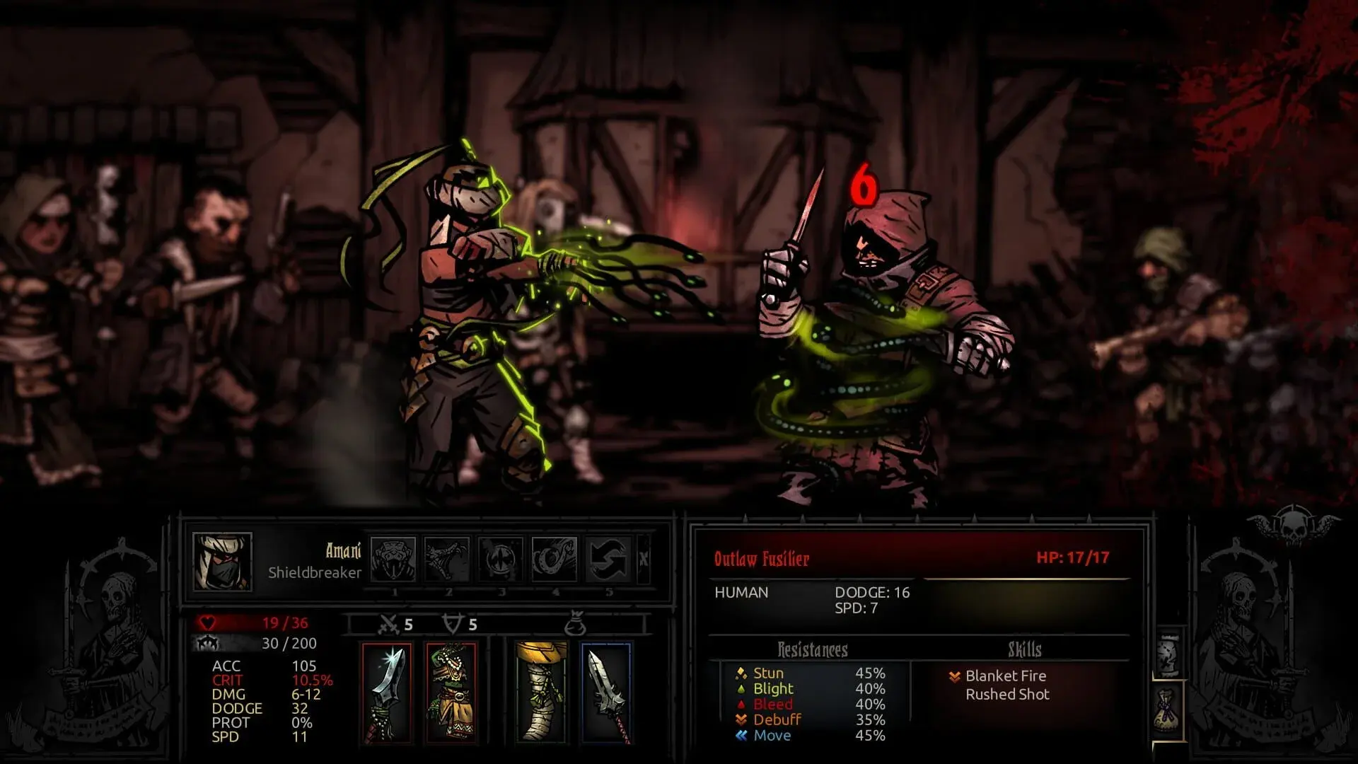 Darkest Dungeon: The Shieldbreaker - główny screenshot z gry