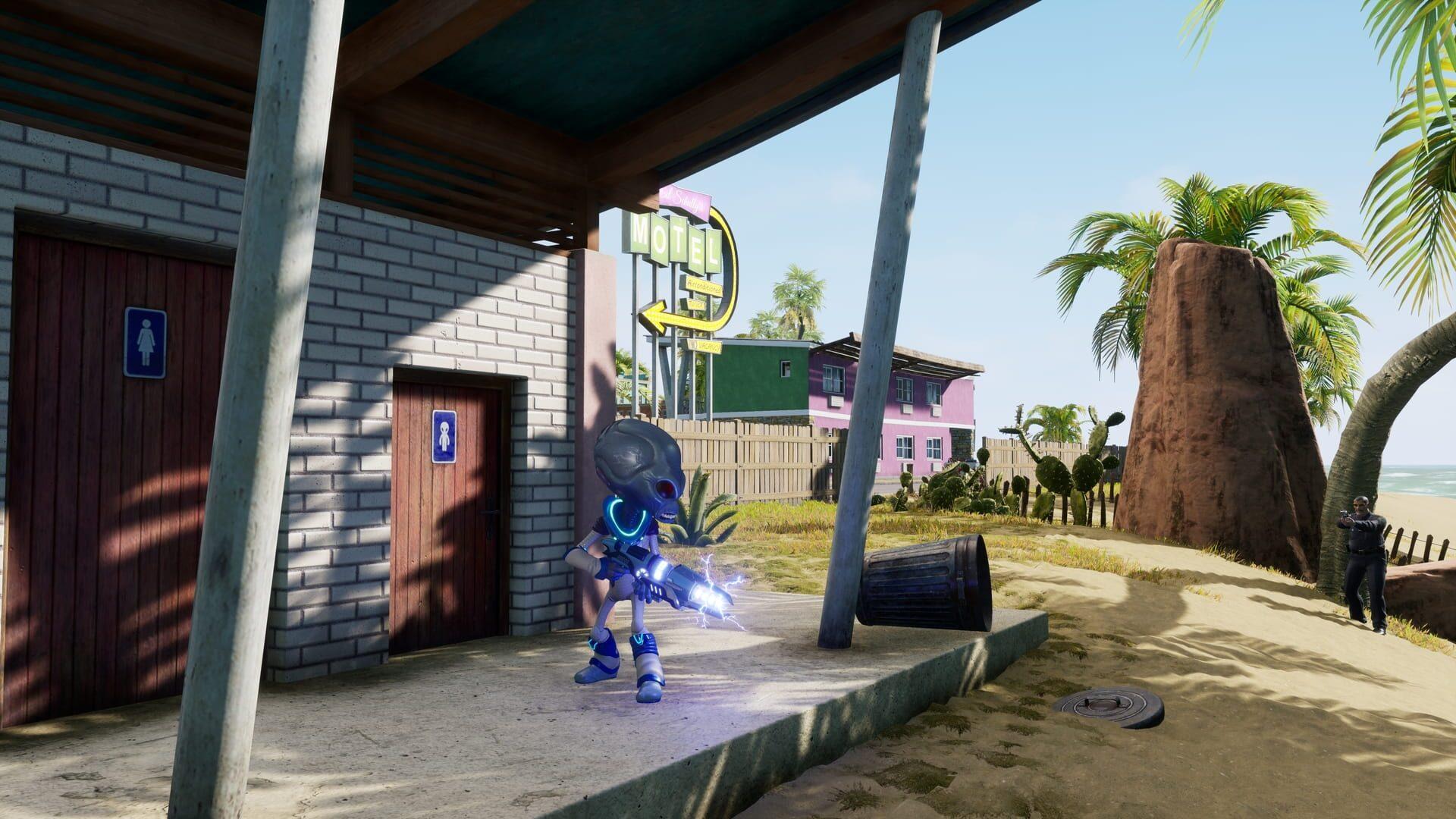 Destroy All Humans! - główny screenshot z gry