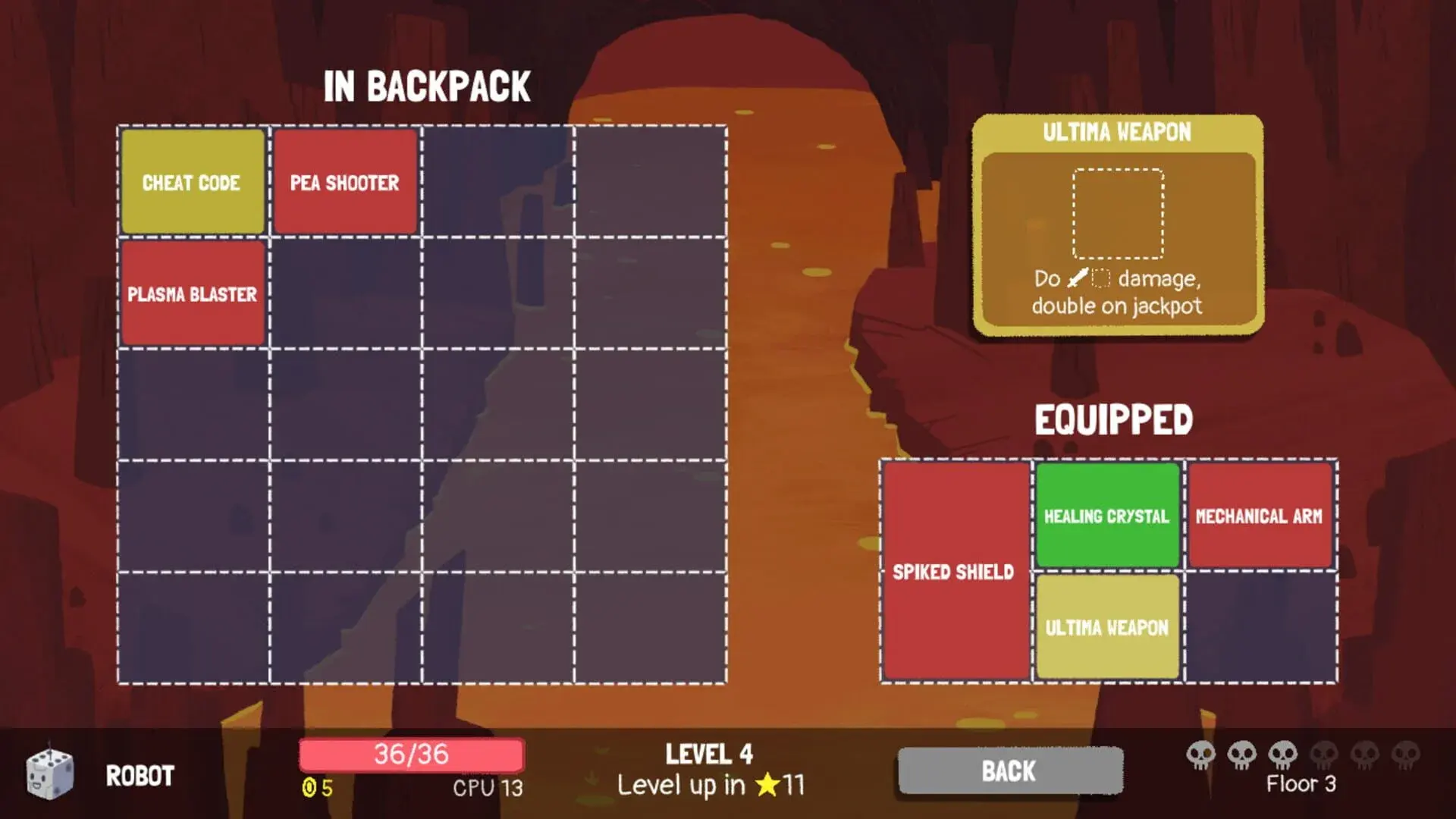 Dicey Dungeons (PS5) - gameplay screenshot