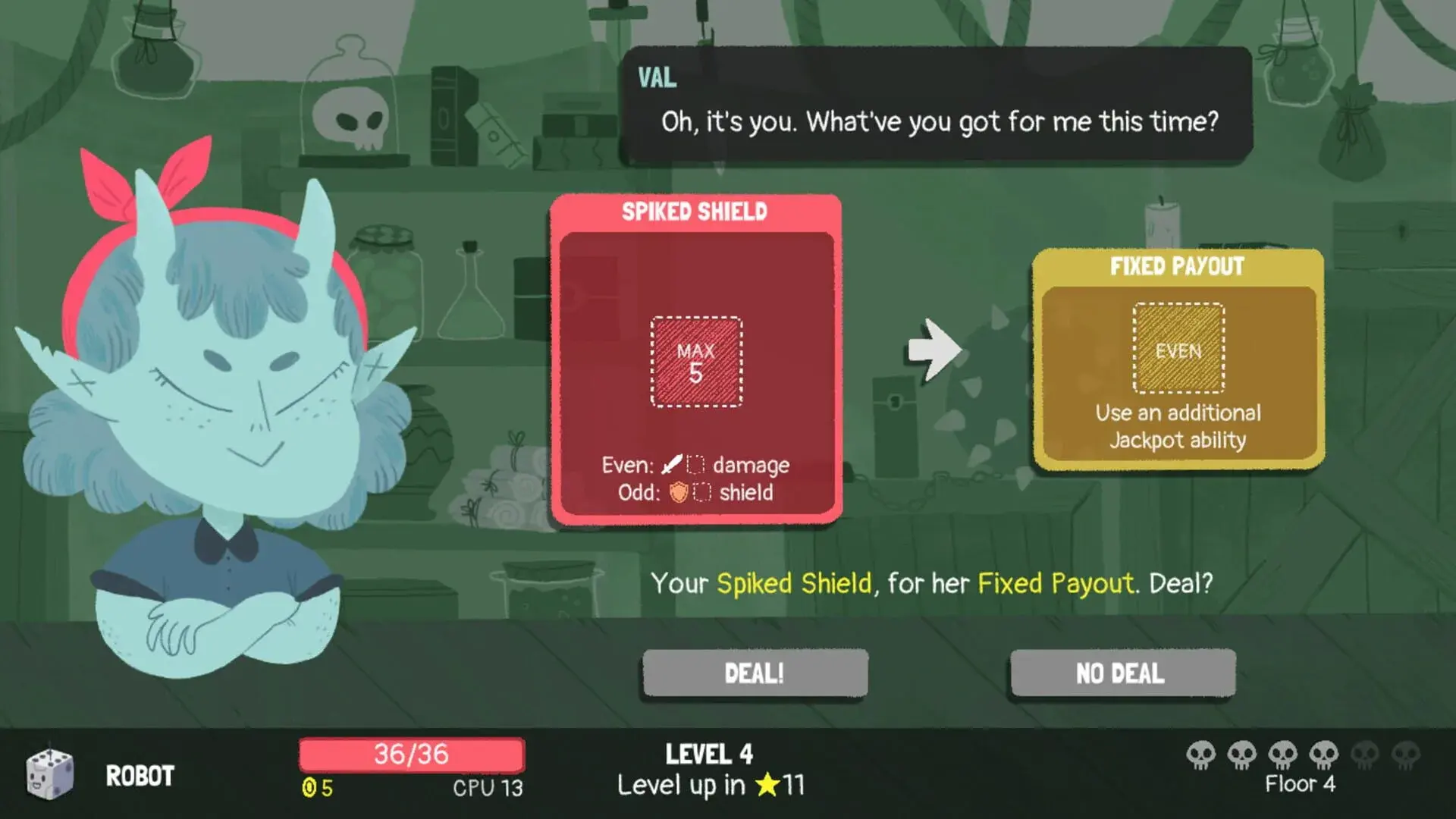 Dicey Dungeons (Xbox Series & PC) - obrazek z gry