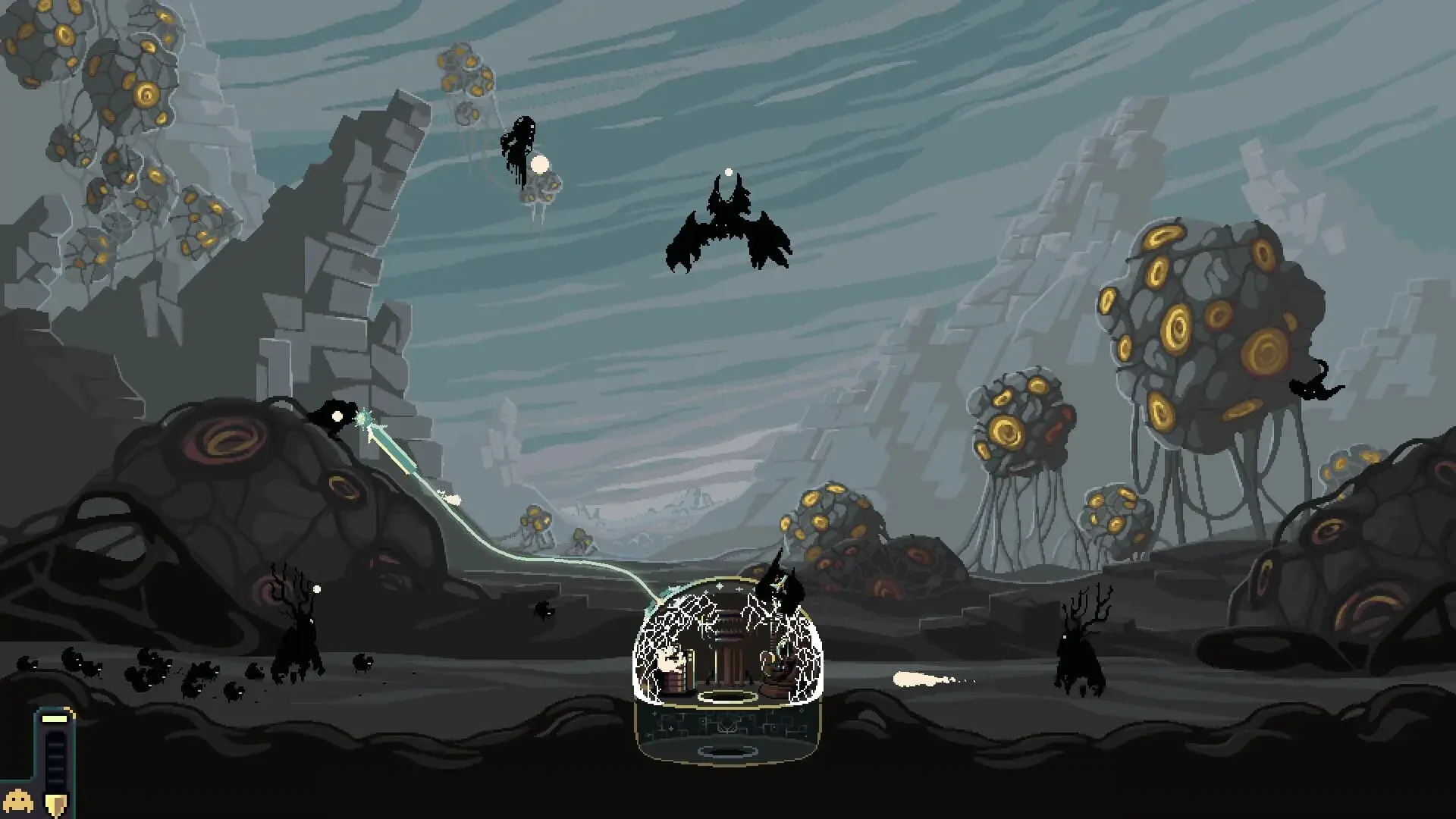 Dome Keeper - akcja w grze