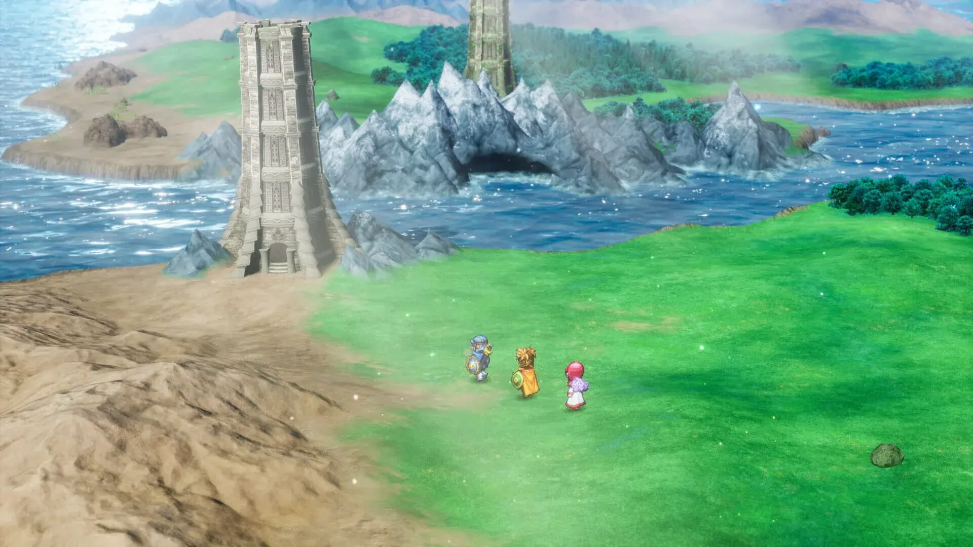 Dragon Quest I & II HD-2D Remake - świat gry, lokacja