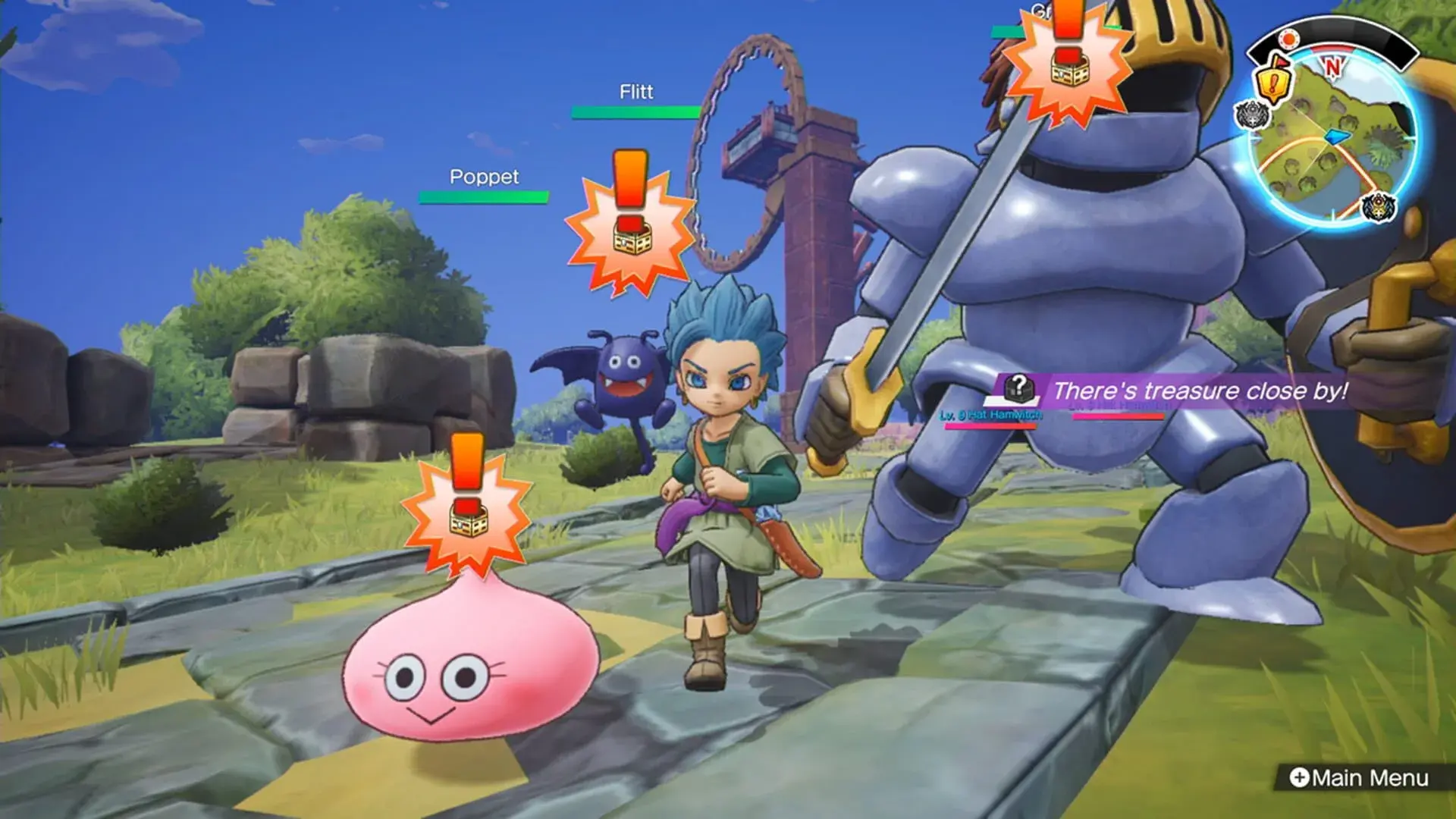 Dragon Quest Treasures - świat gry, lokacja