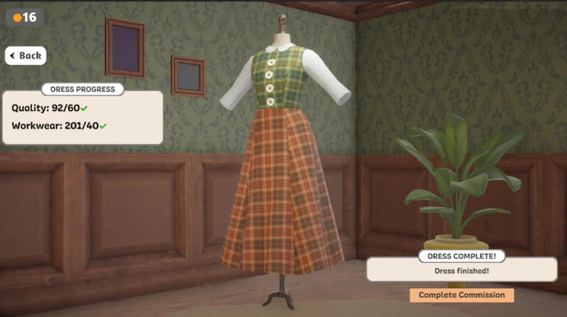 Dressmaker - główny screenshot z gry