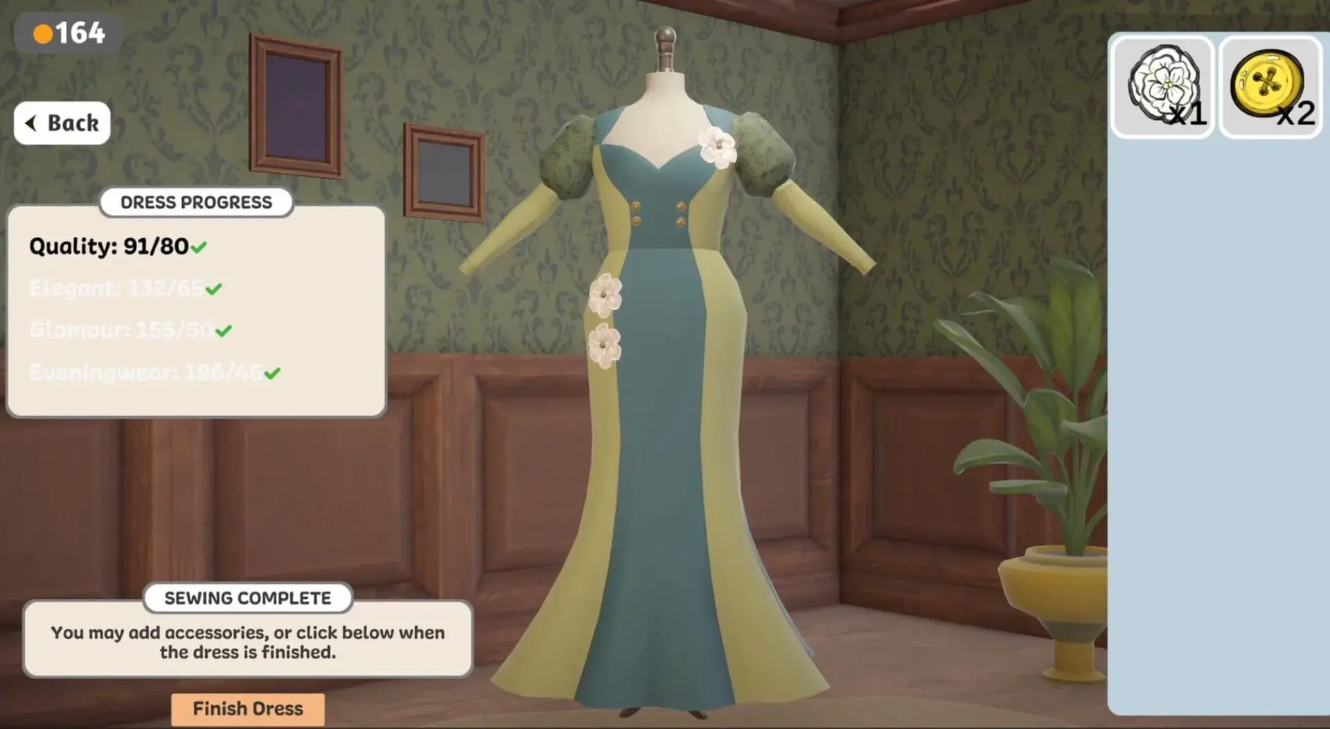 Dressmaker - świat gry, lokacja