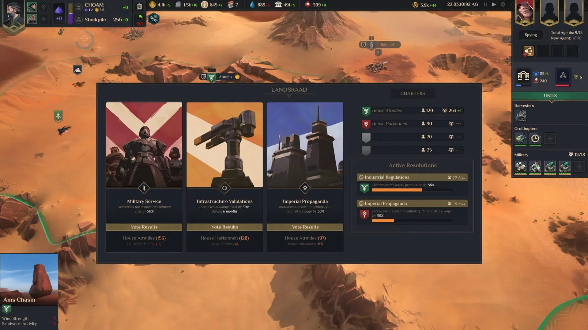 Dune: Spice Wars - główny screenshot z gry