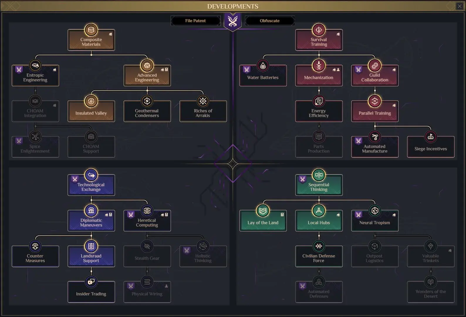 Dune: Spice Wars - House Vernius of Ix - gameplay screenshot