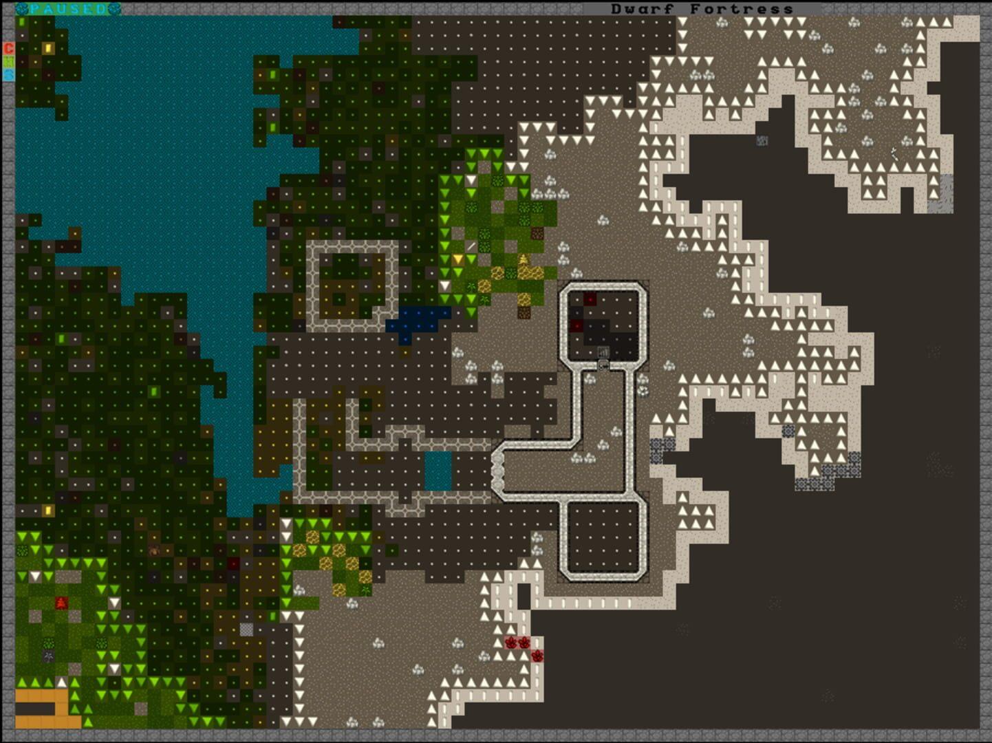 Dwarf Fortress - gameplay screenshot