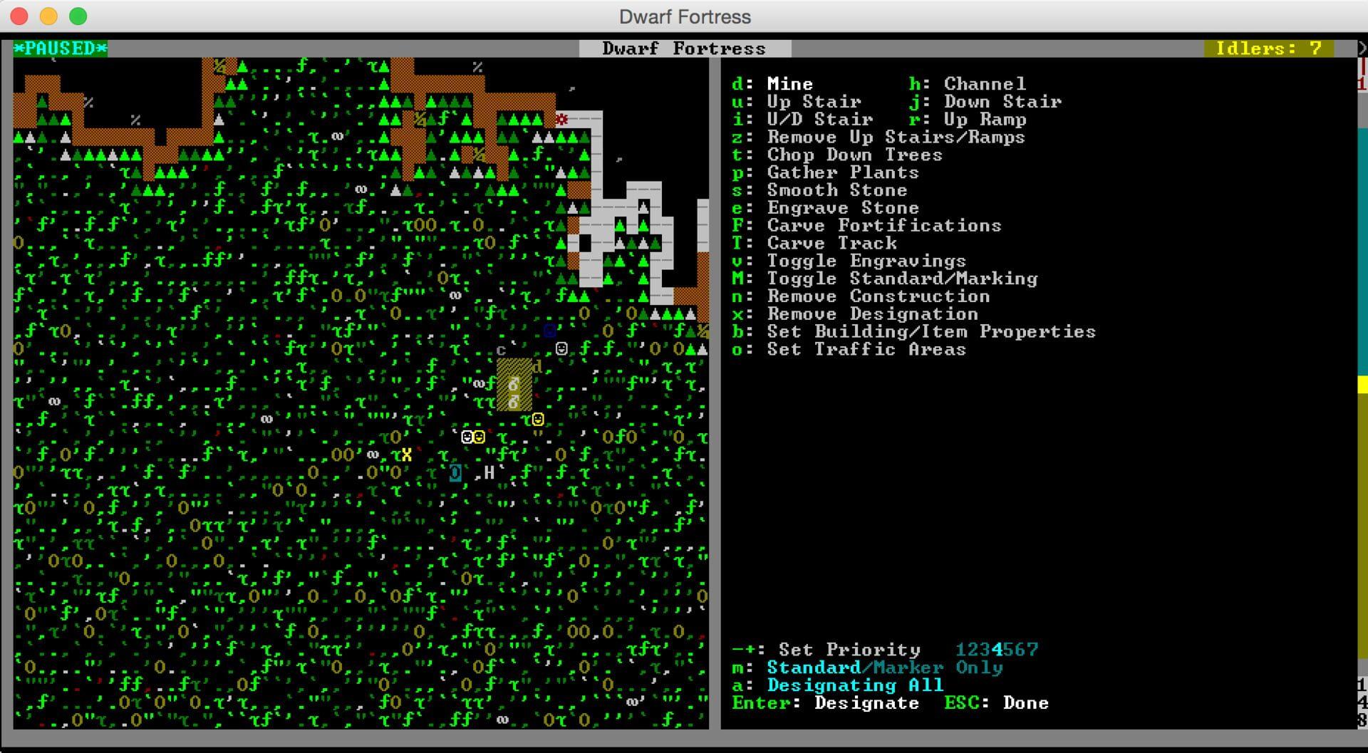 Dwarf Fortress - świat gry, lokacja