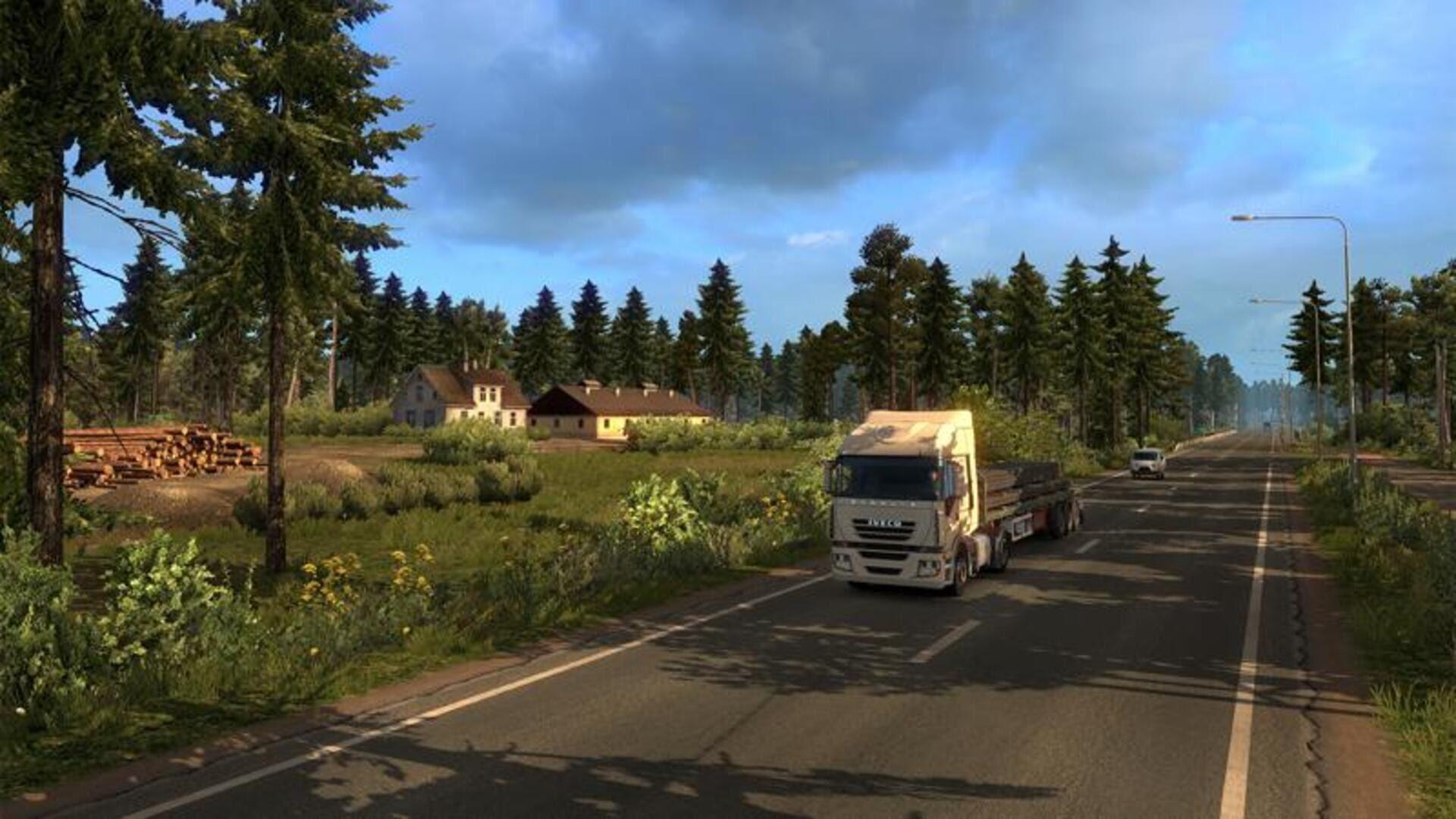 Euro Truck Simulator 2 - Beyond the Baltic Sea - główny screenshot z gry