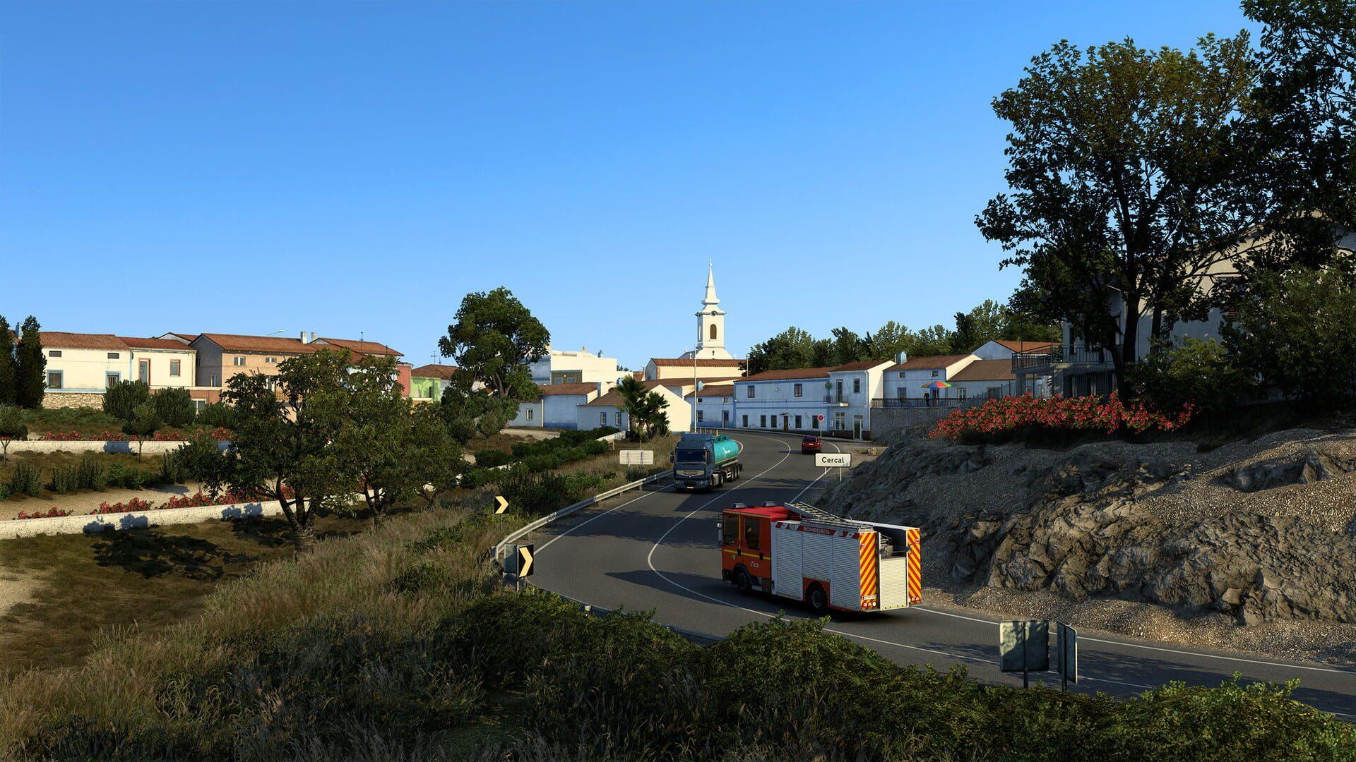 Euro Truck Simulator 2 - Iberia - główny screenshot z gry