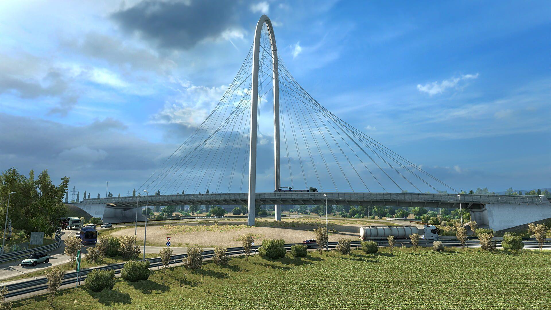 Euro Truck Simulator 2 - Italia - główny screenshot z gry