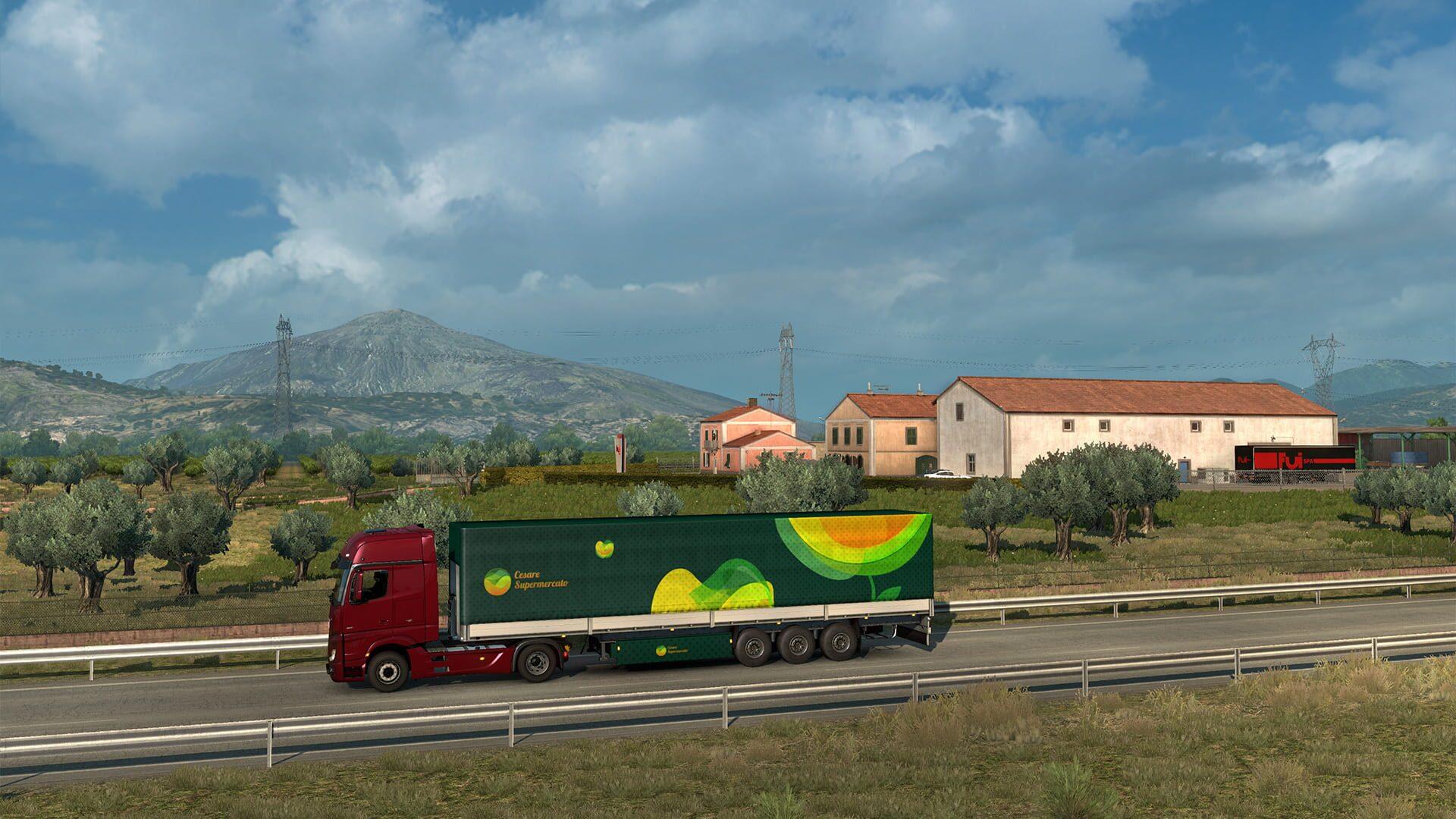 Euro Truck Simulator 2 - Italia - akcja w grze