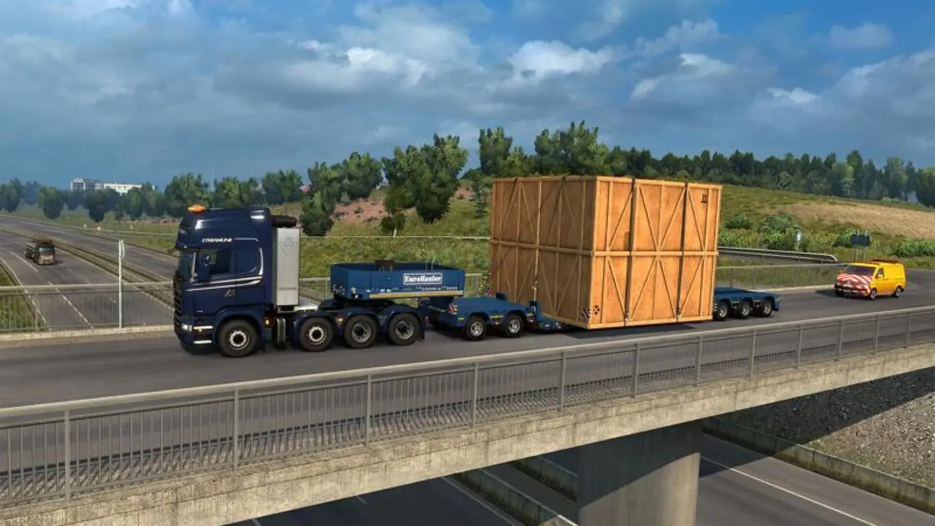 Euro Truck Simulator 2: Special Transport - gameplay screenshot