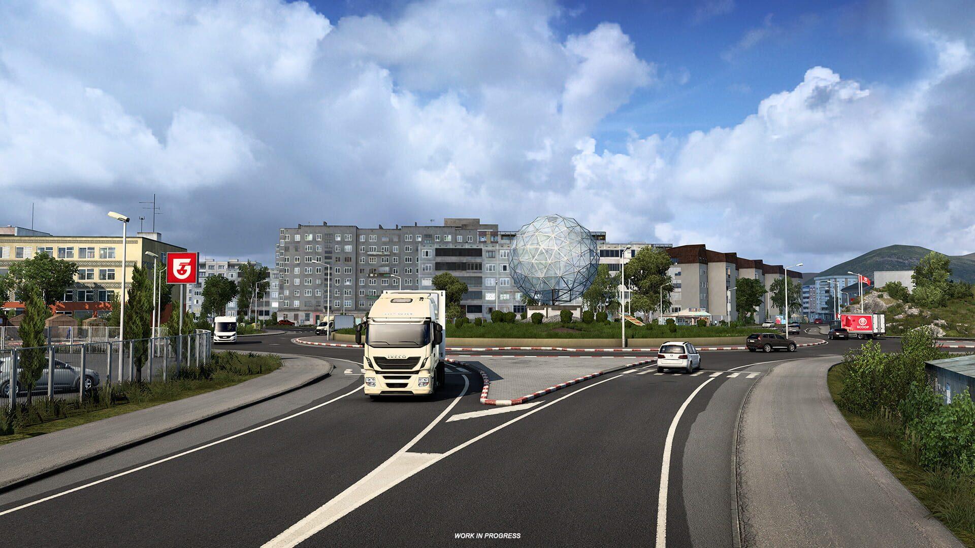 Euro Truck Simulator 2: West Balkans - świat gry, lokacja