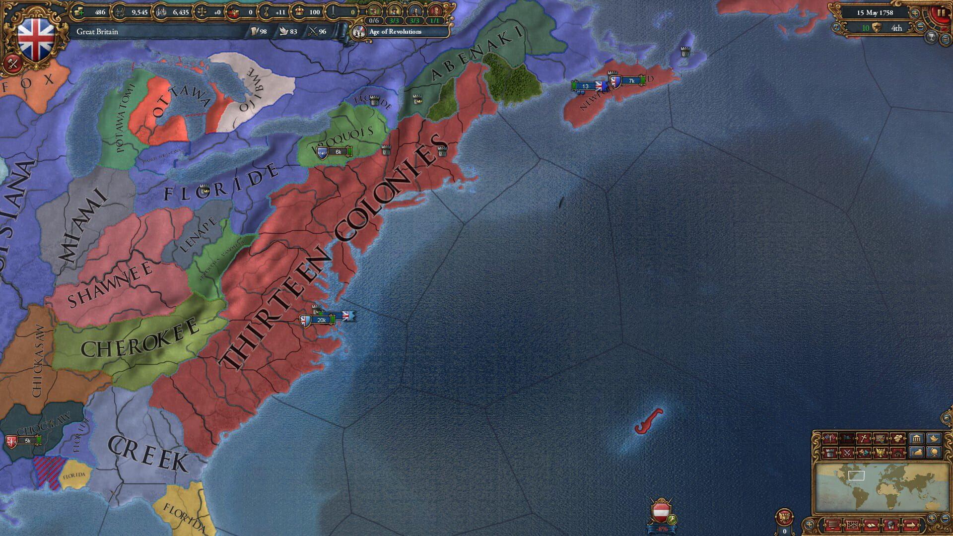 Europa Universalis IV - gameplay screenshot