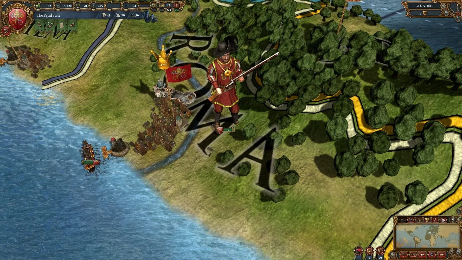 Europa Universalis IV: Catholic League Unit Pack - akcja w grze