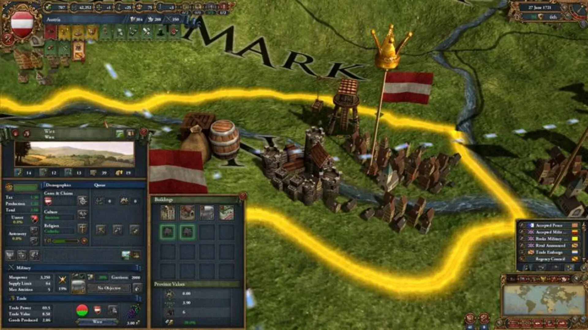 Europa Universalis IV: Common Sense - główny screenshot z gry