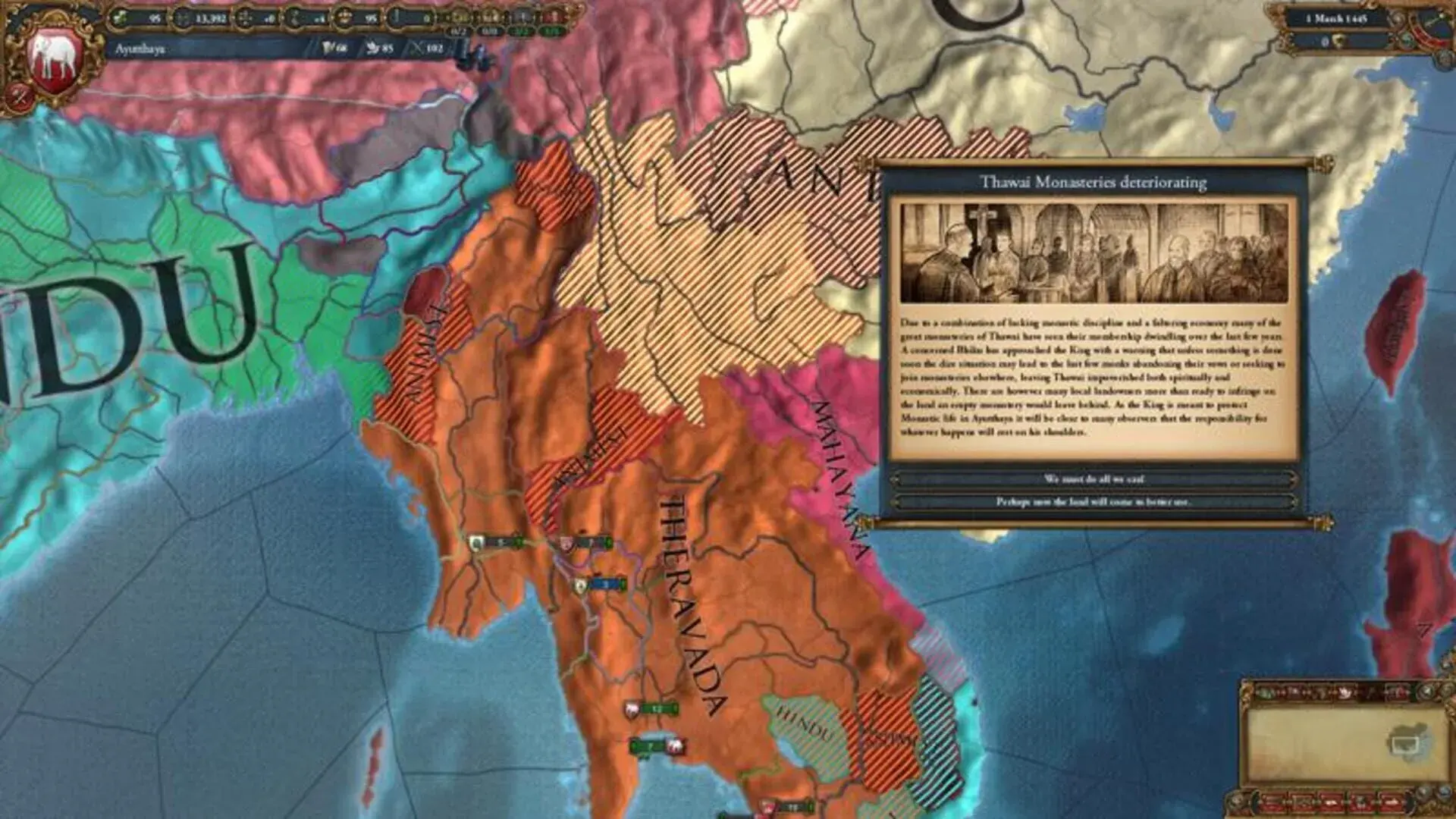 Europa Universalis IV: Common Sense - gameplay screenshot