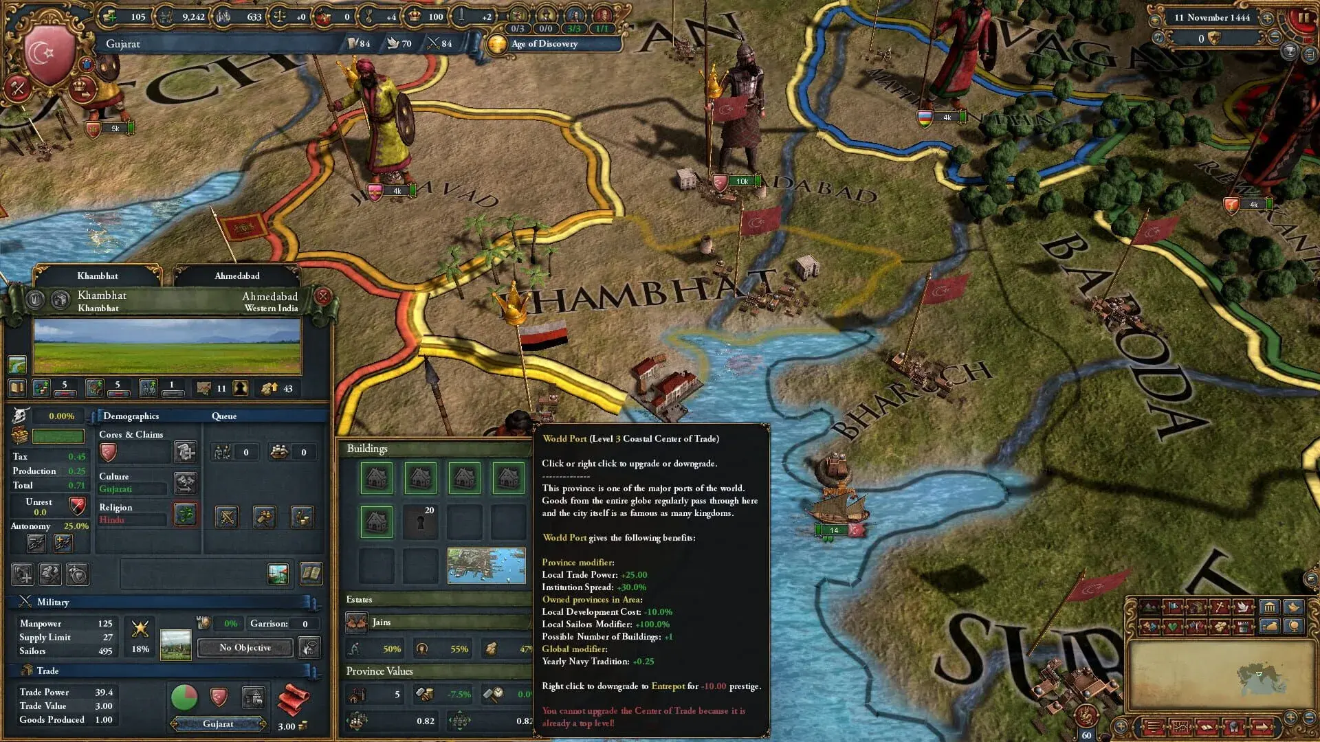 Europa Universalis IV: Dharma - gameplay screenshot