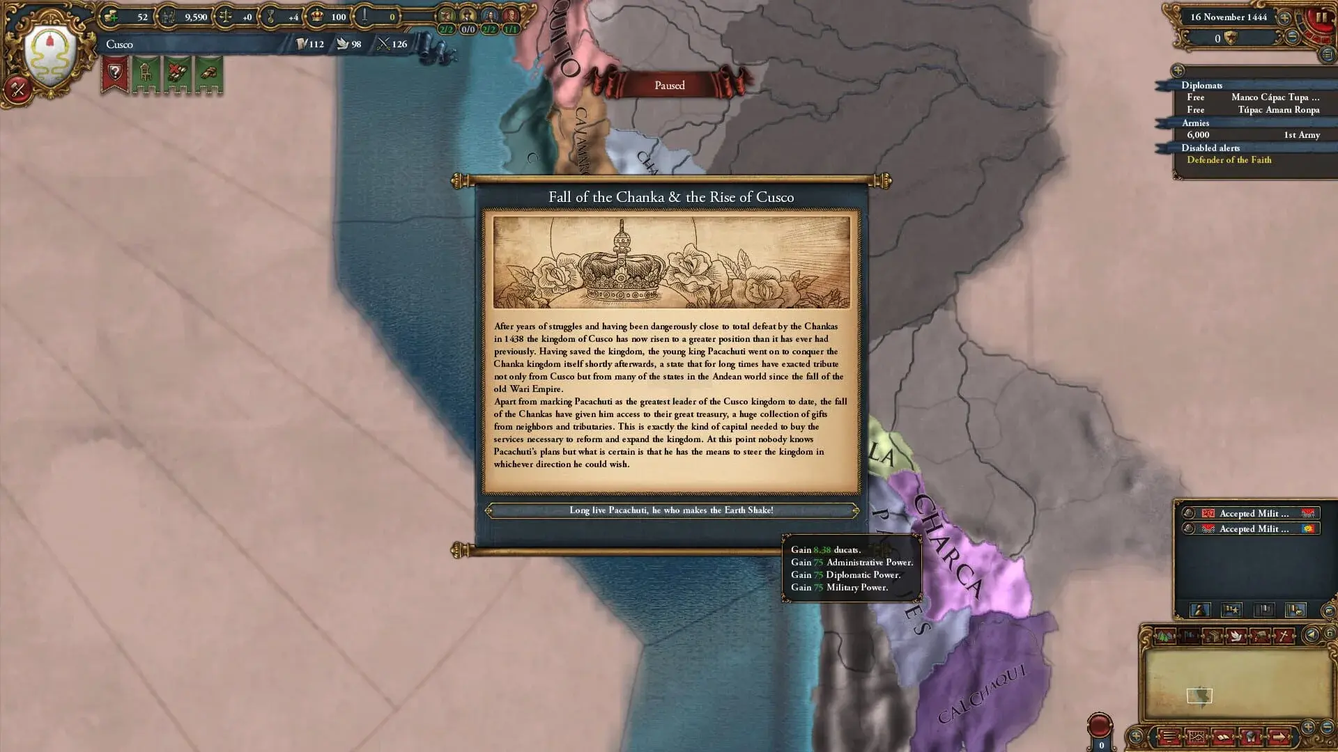Europa Universalis IV: El Dorado - gameplay screenshot