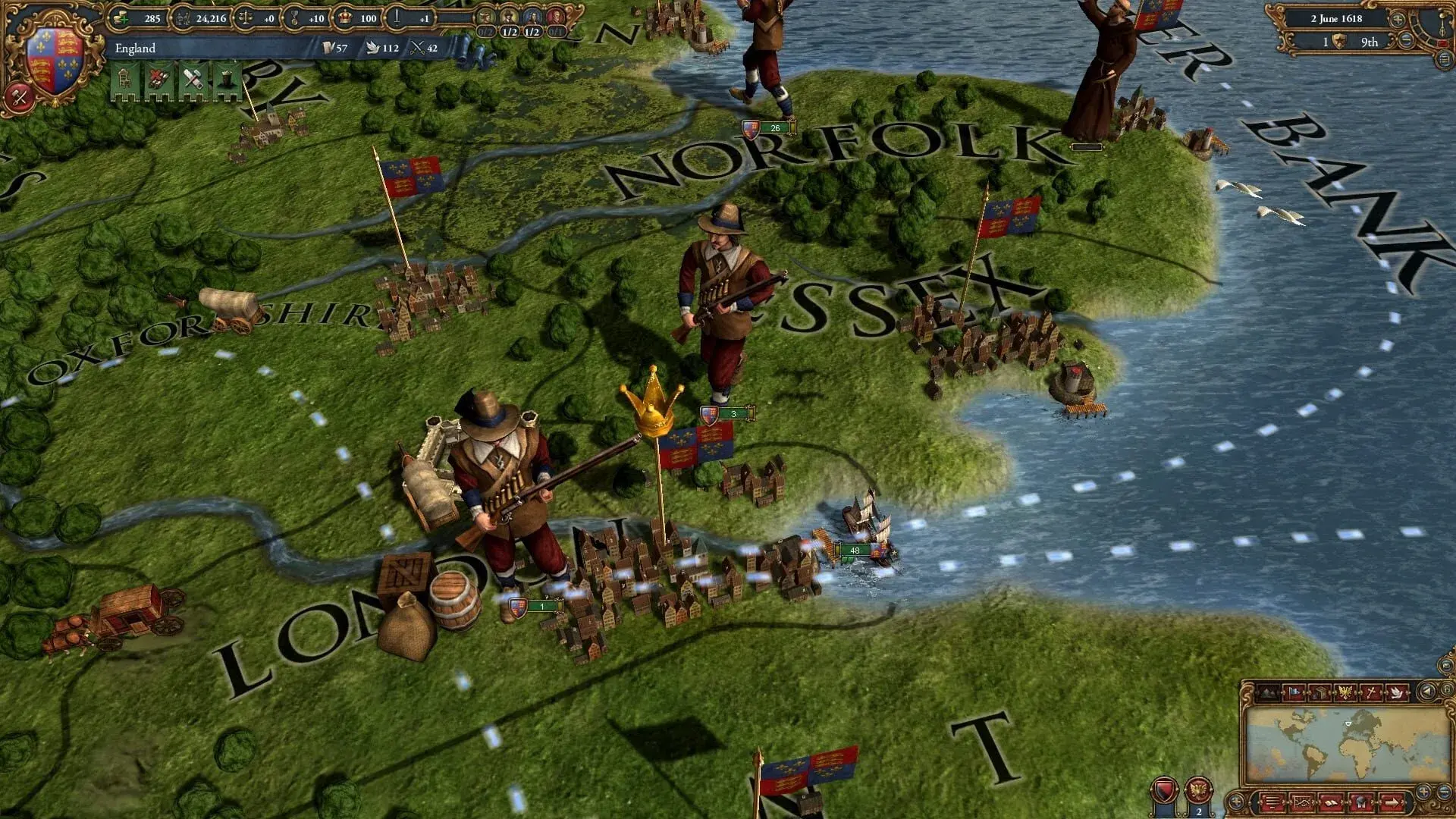 Europa Universalis IV: Evangelical Union Unit Pack - główny screenshot z gry