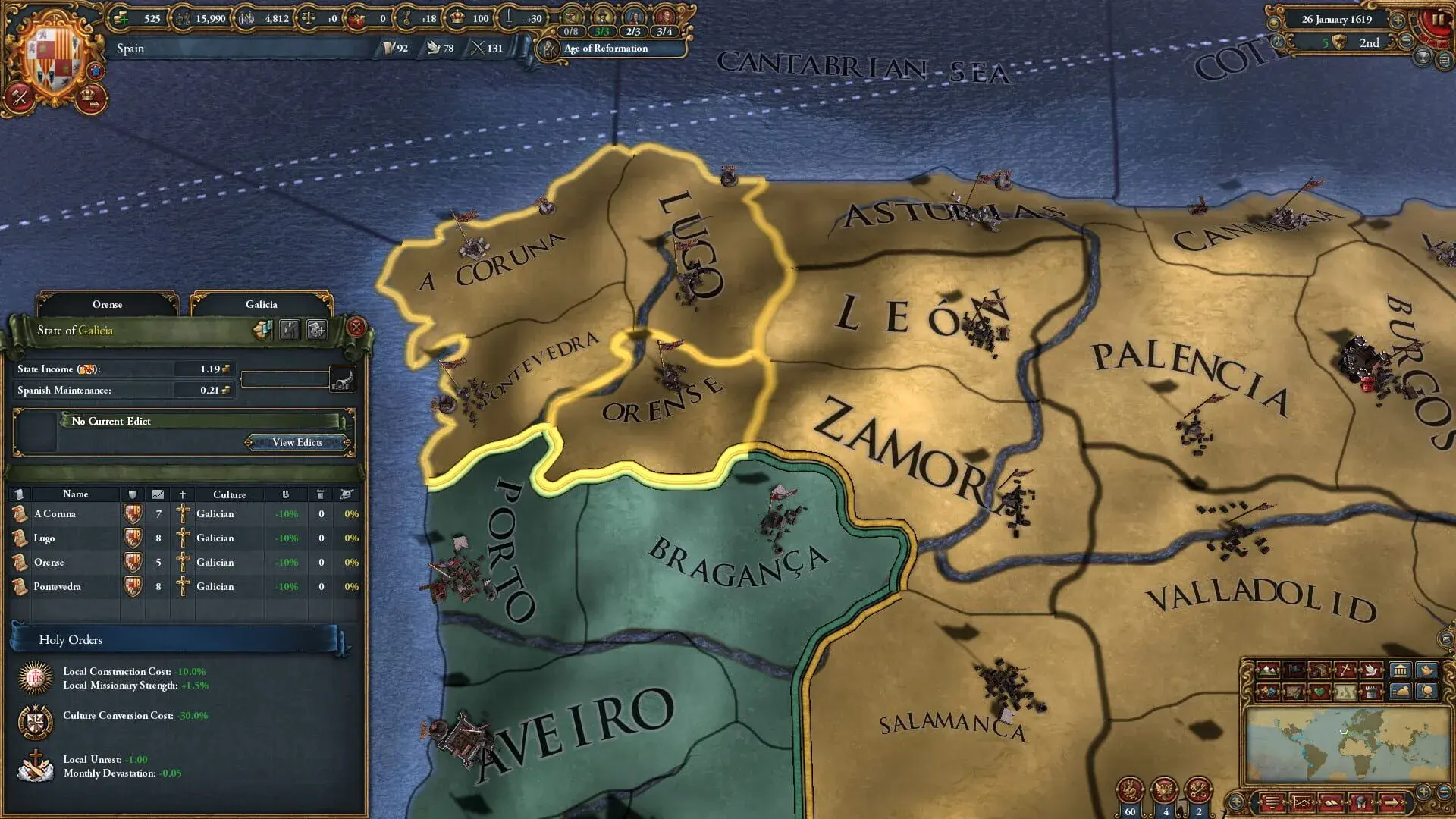 Europa Universalis IV: Golden Century - gameplay screenshot