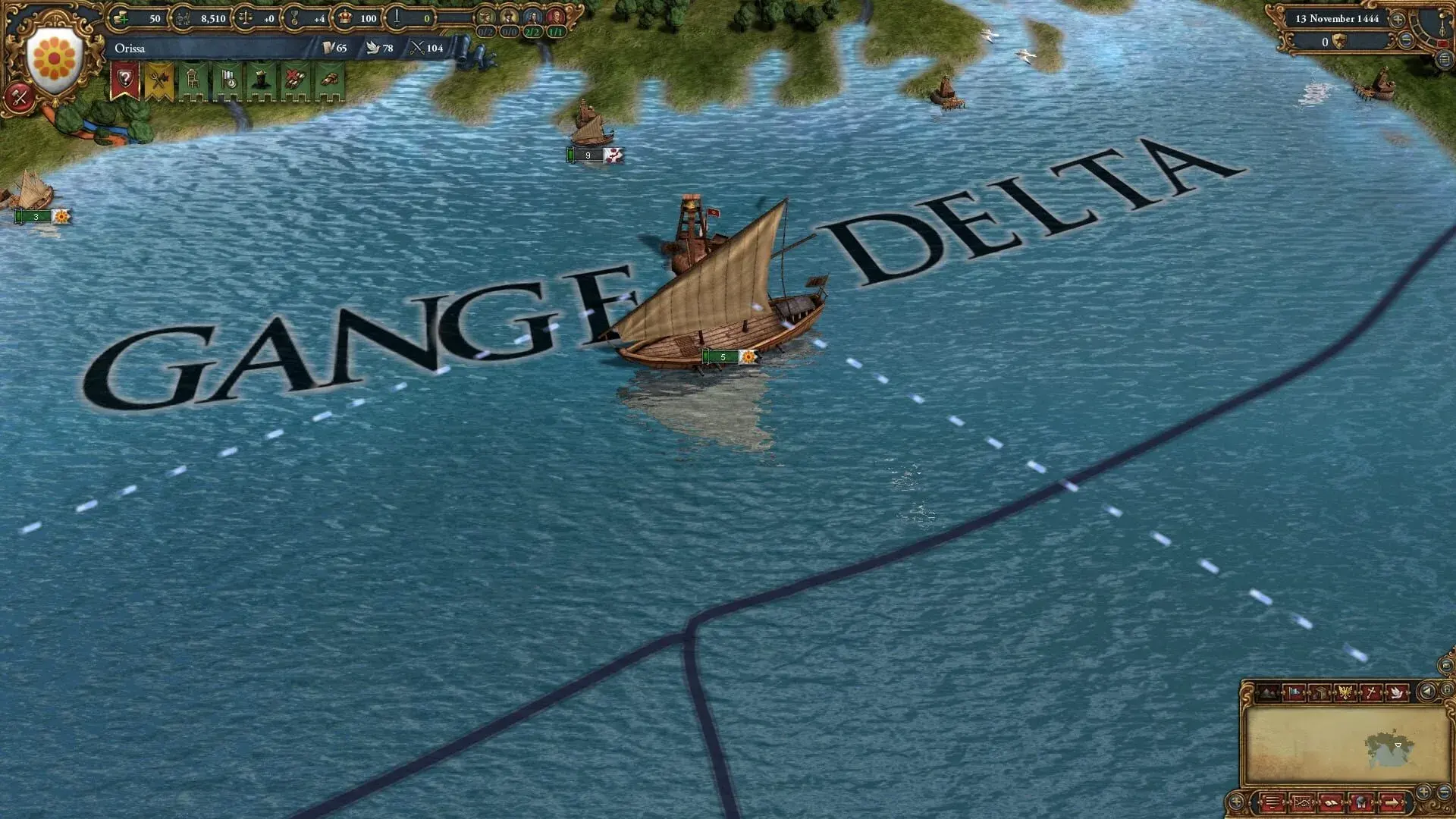 Europa Universalis IV: Indian Ships Unit Pack - obrazek z gry