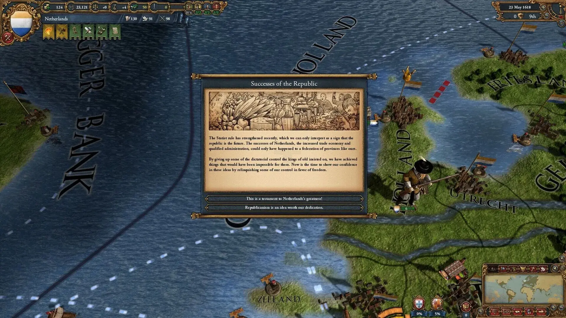 Europa Universalis IV: Res Publica - gameplay screenshot