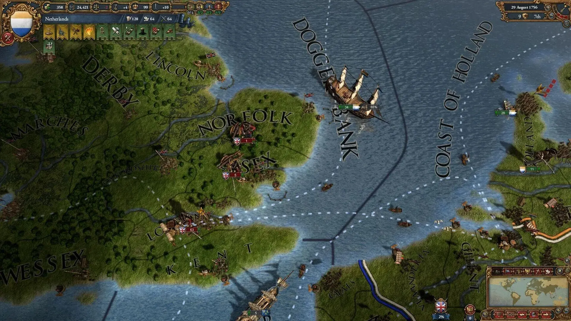 Europa Universalis IV: Res Publica - akcja w grze