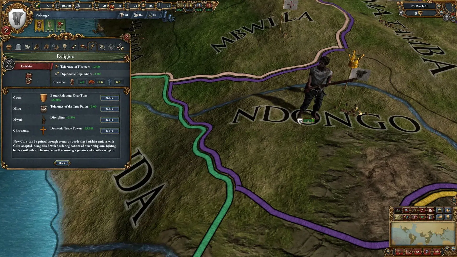 Europa Universalis IV: Rights of Man - gameplay screenshot