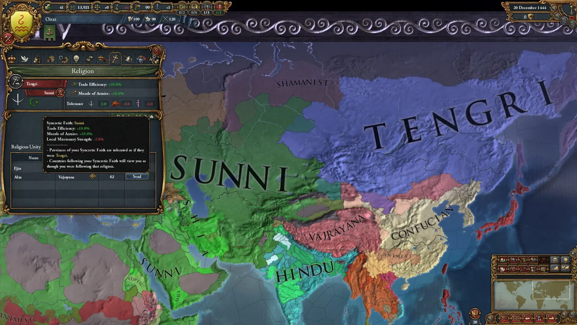 Europa Universalis IV: The Cossacks - główny screenshot z gry